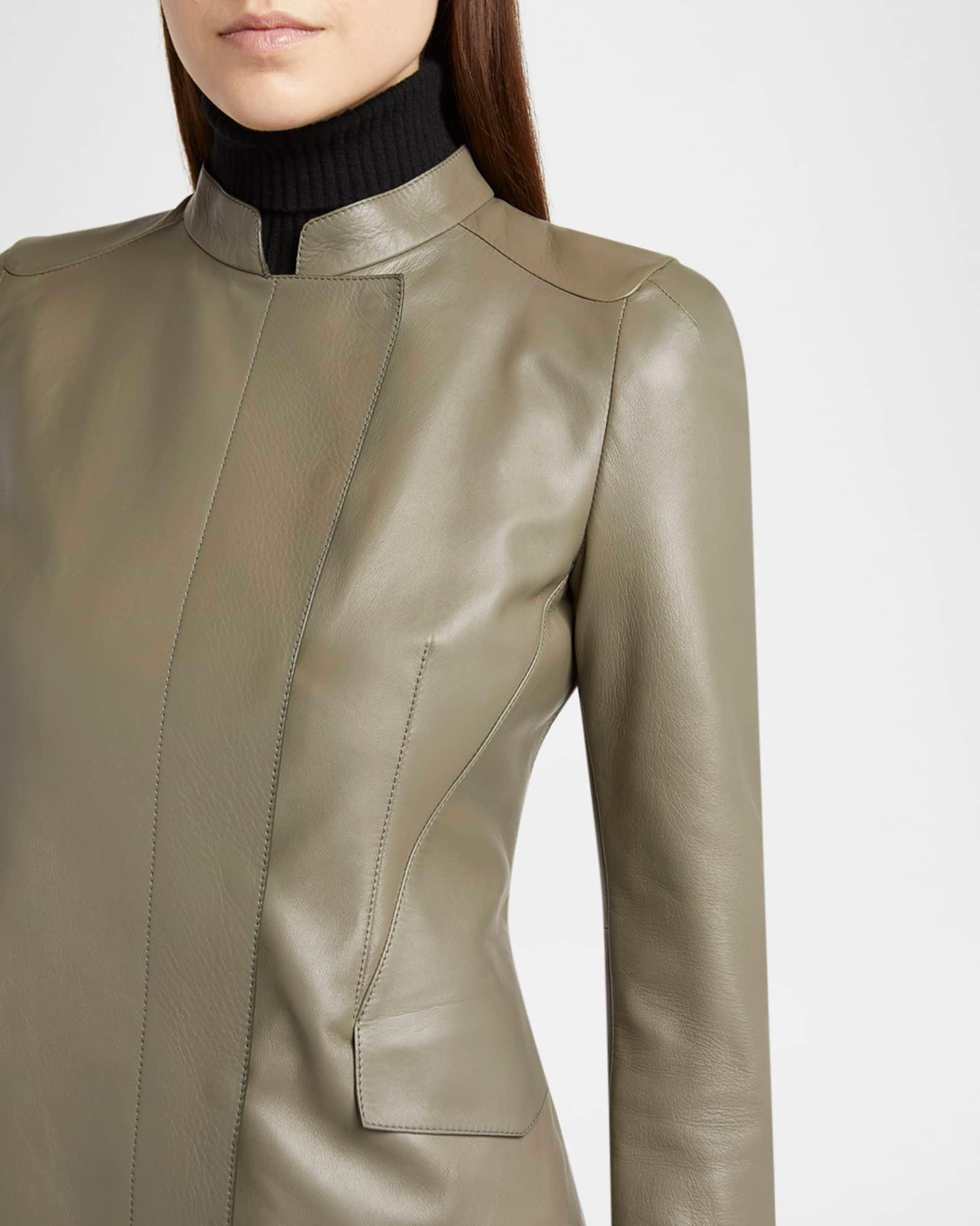 Fitted Nappa Leather Jacket Product Image