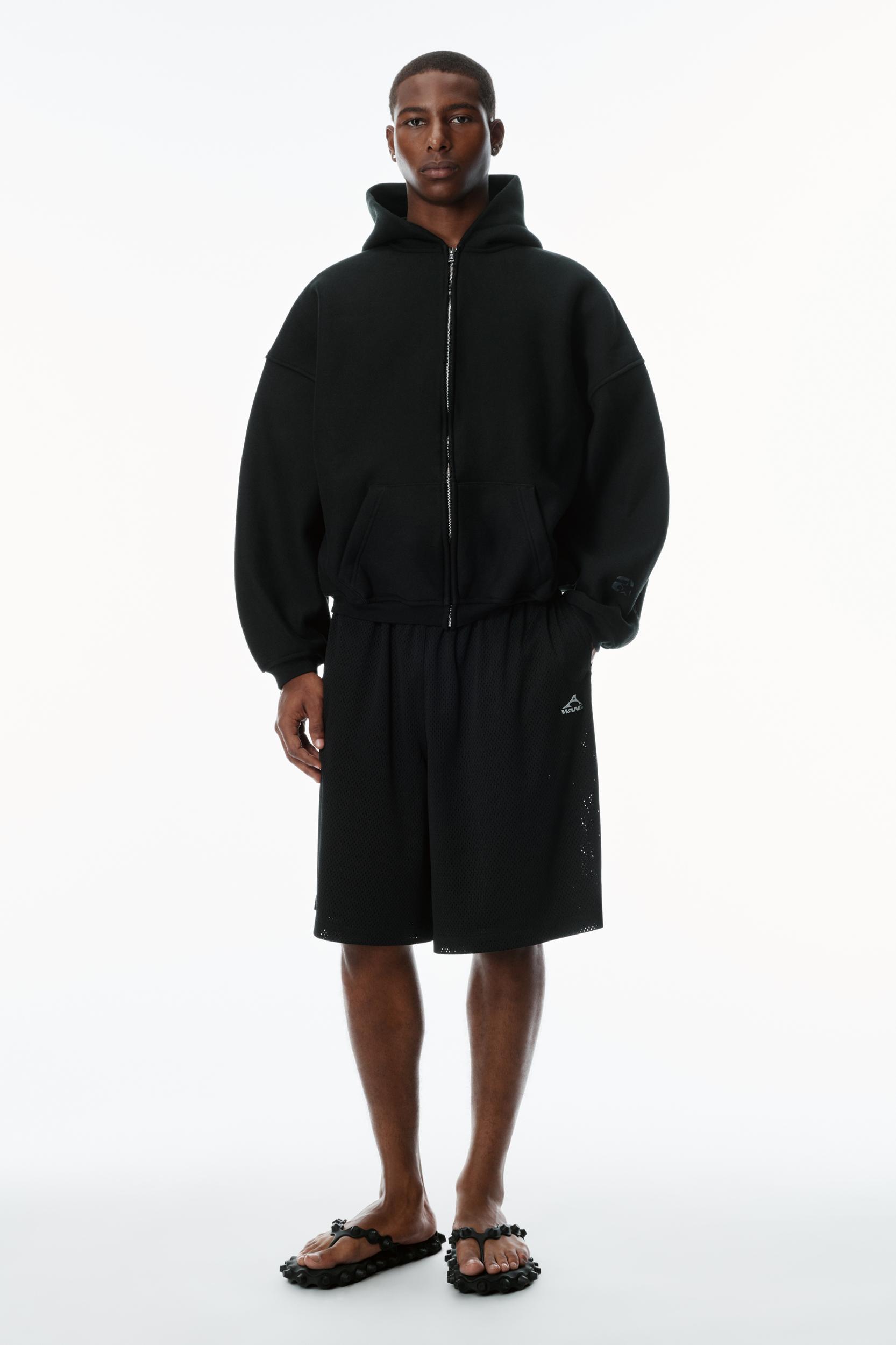 Star Zip Up Hoodie In Dense Fleece Product Image