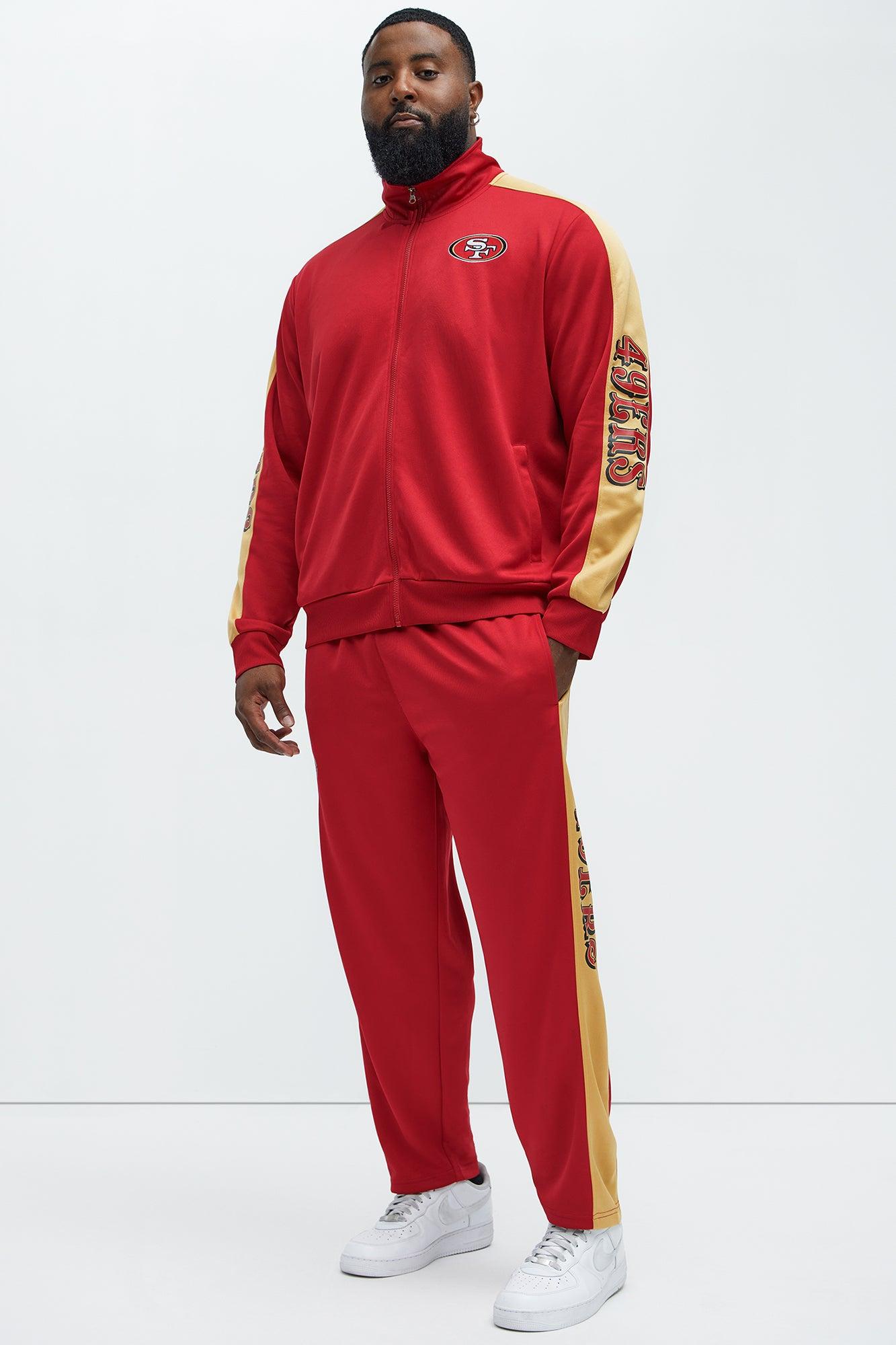 49ers Stand By Track Pants - Red/combo Male Product Image