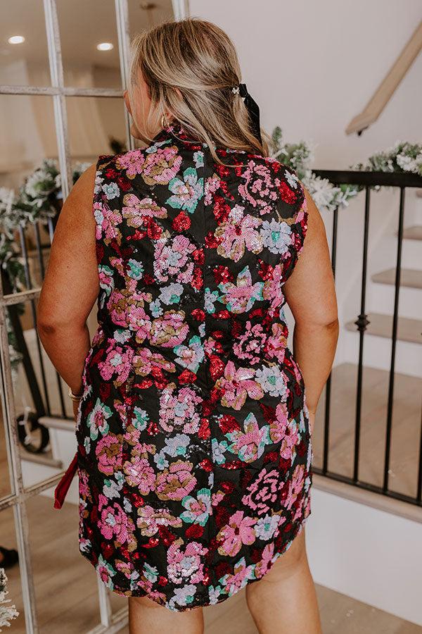 Show Stopper Sequin Mini Dress Curves Product Image