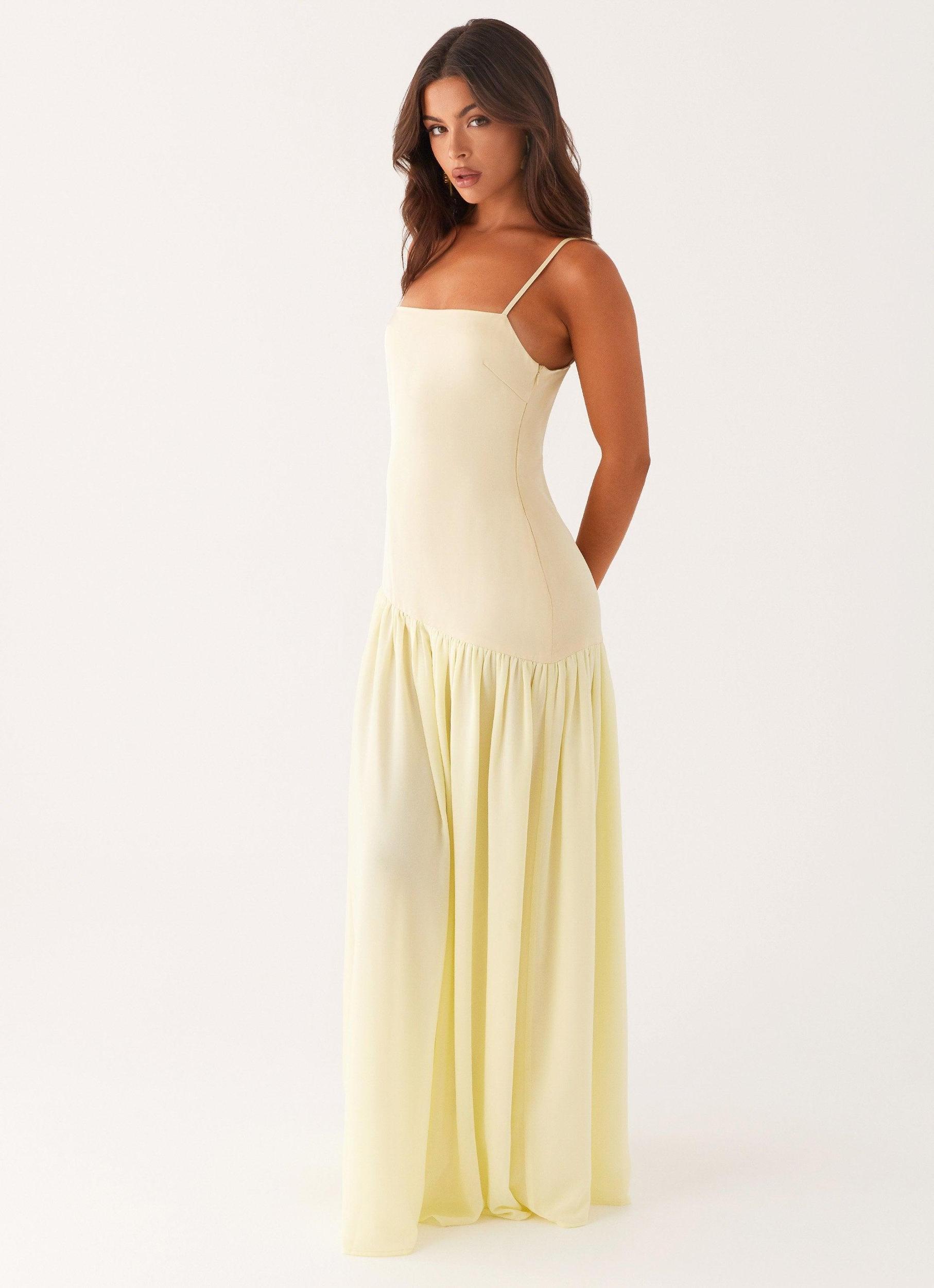 Asteria Maxi Dress - Yellow Product Image