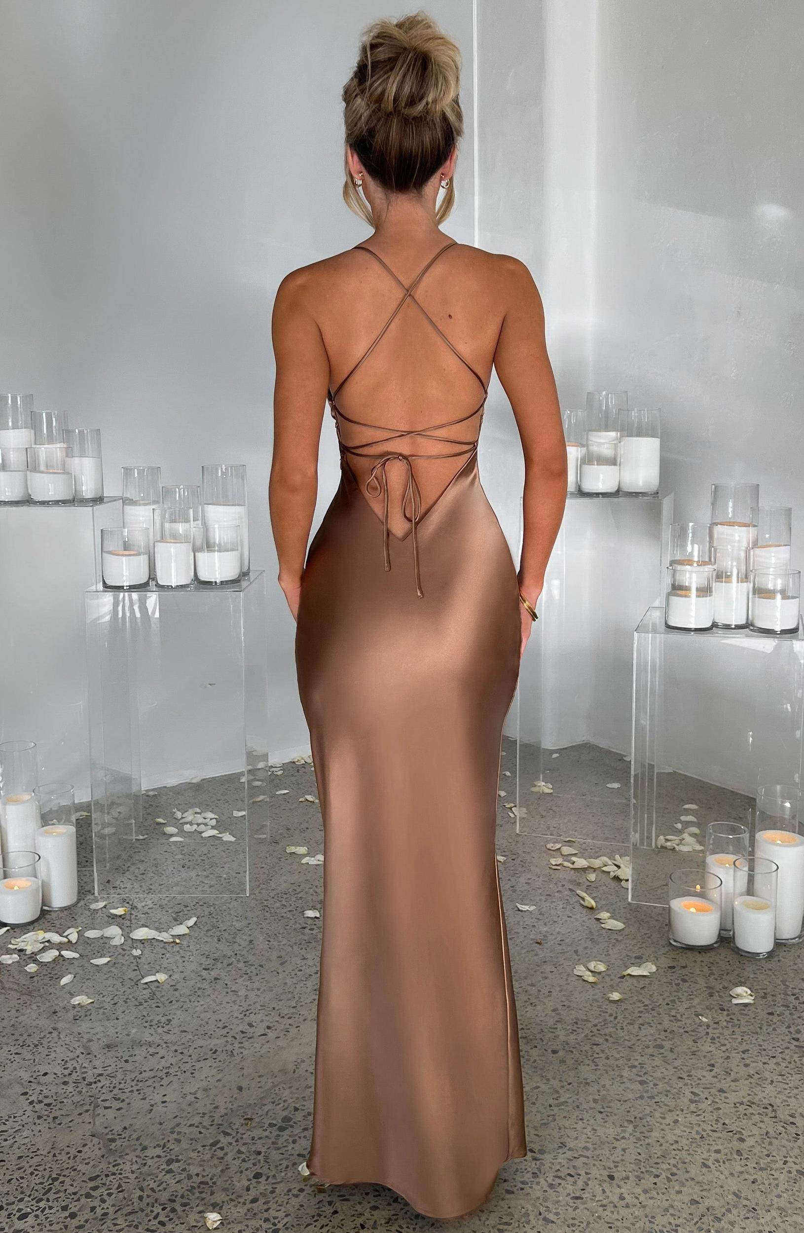 Fenty Maxi Dress - Chocolate Product Image
