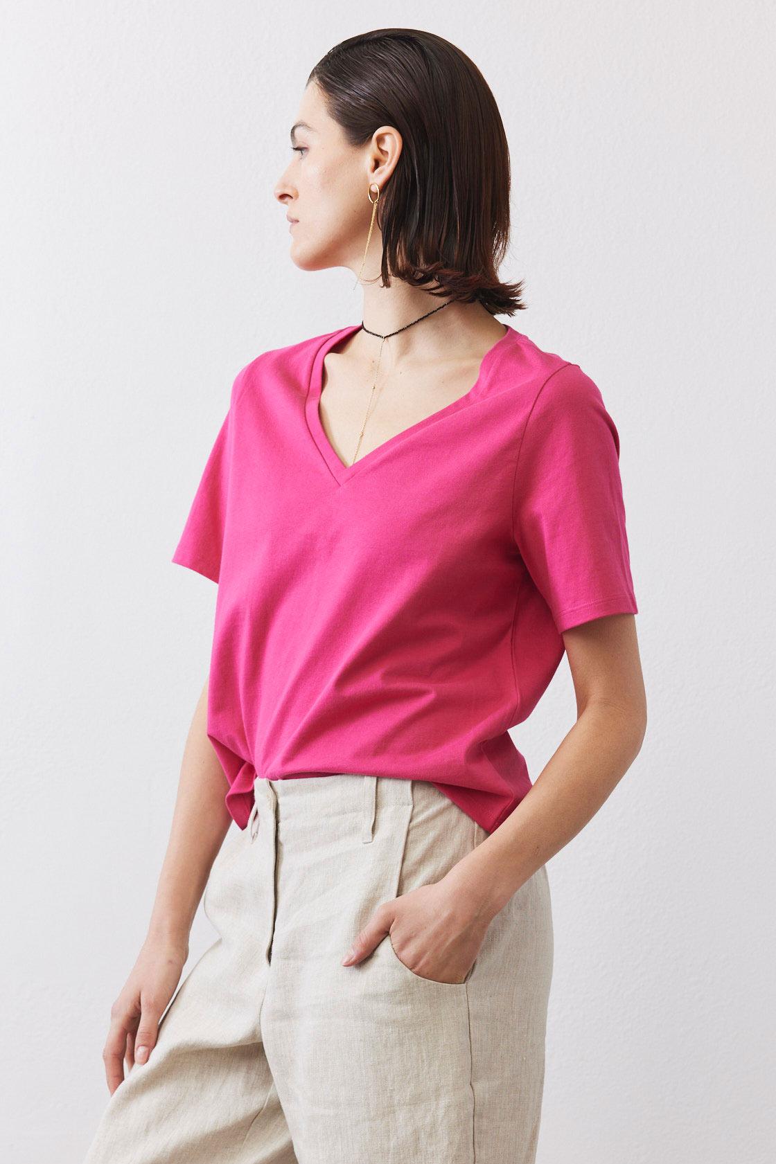 Classic Cotton V-Neck Product Image