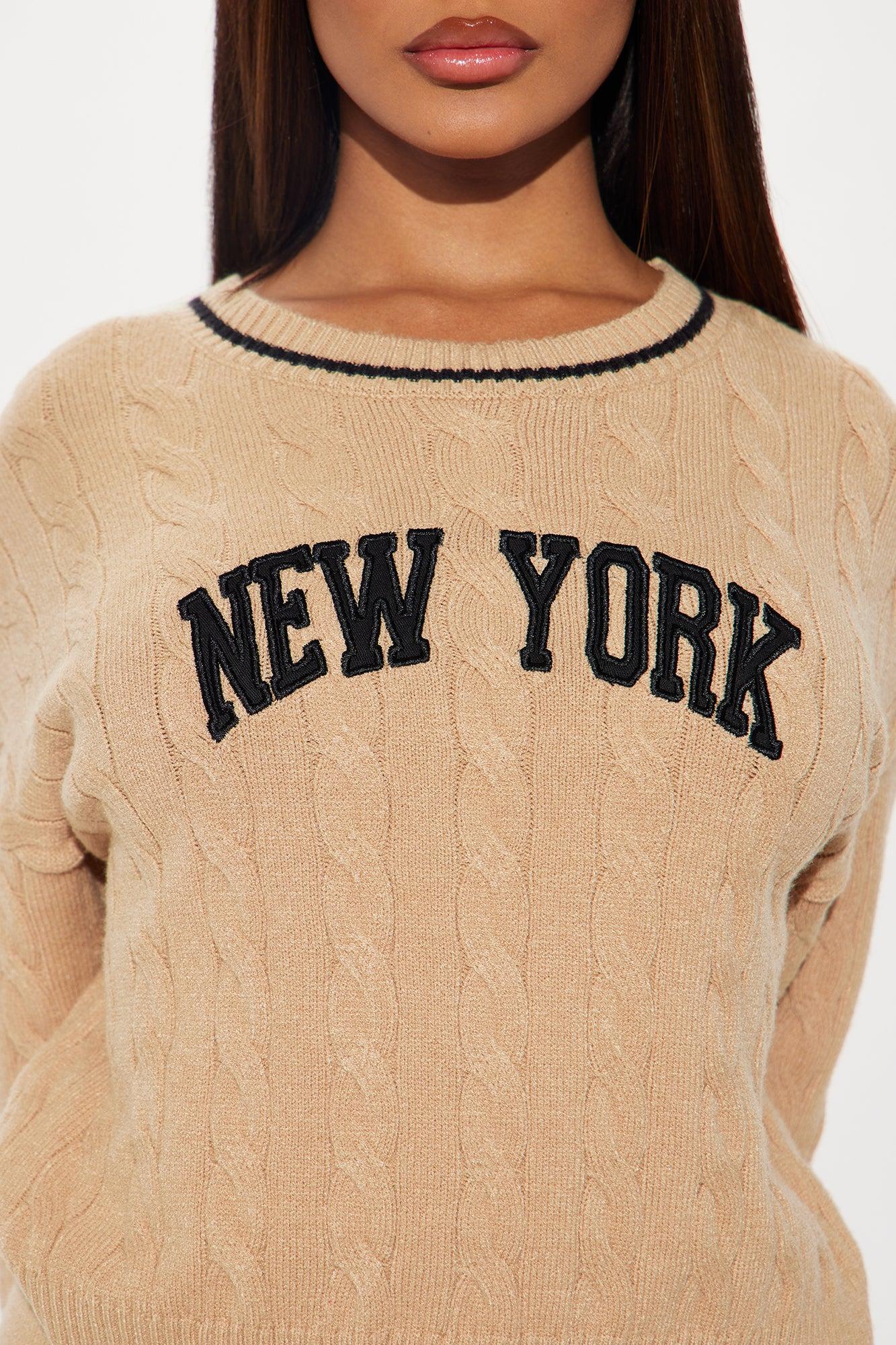 In New York Sweater Pant Set - Taupe Female Product Image