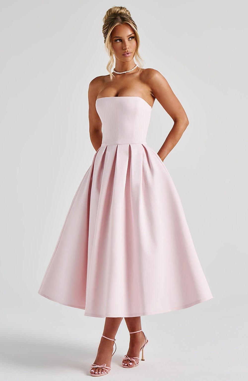 Edith Midi Dress - Blush Product Image