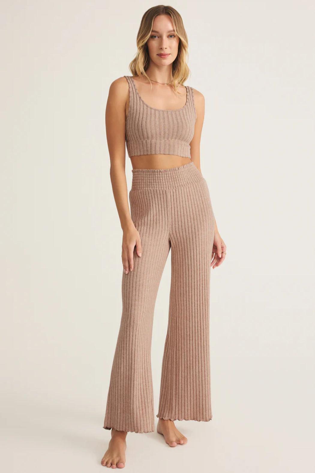 Zoe Rib Tank Bra Product Image