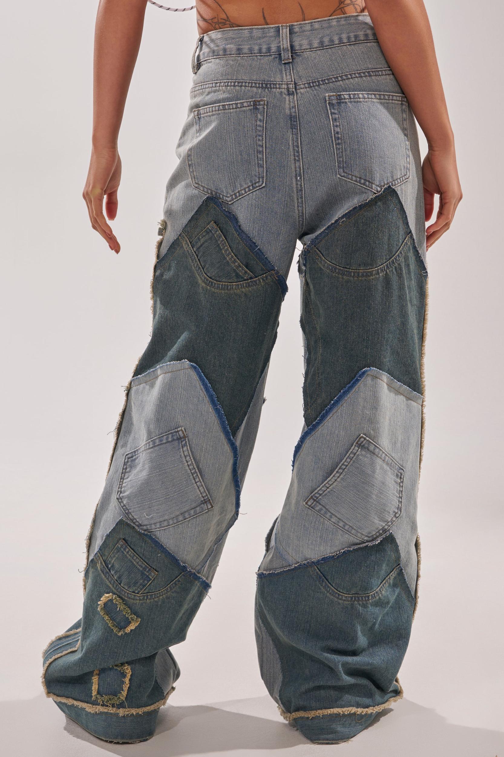 ALL THAT WIDE LEG DENIM JEANS Product Image