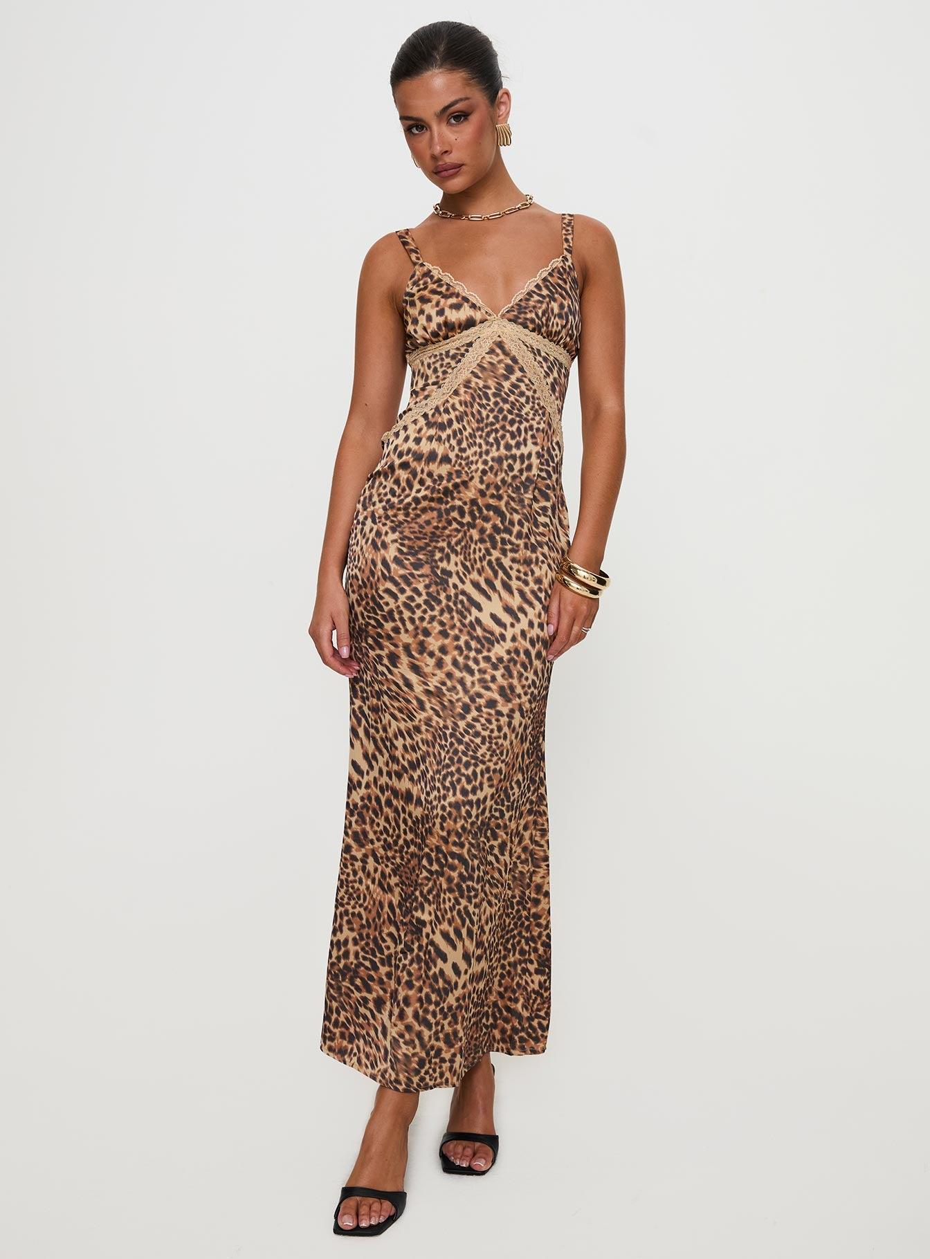 Sanctuary Maxi Dress Leopard Product Image