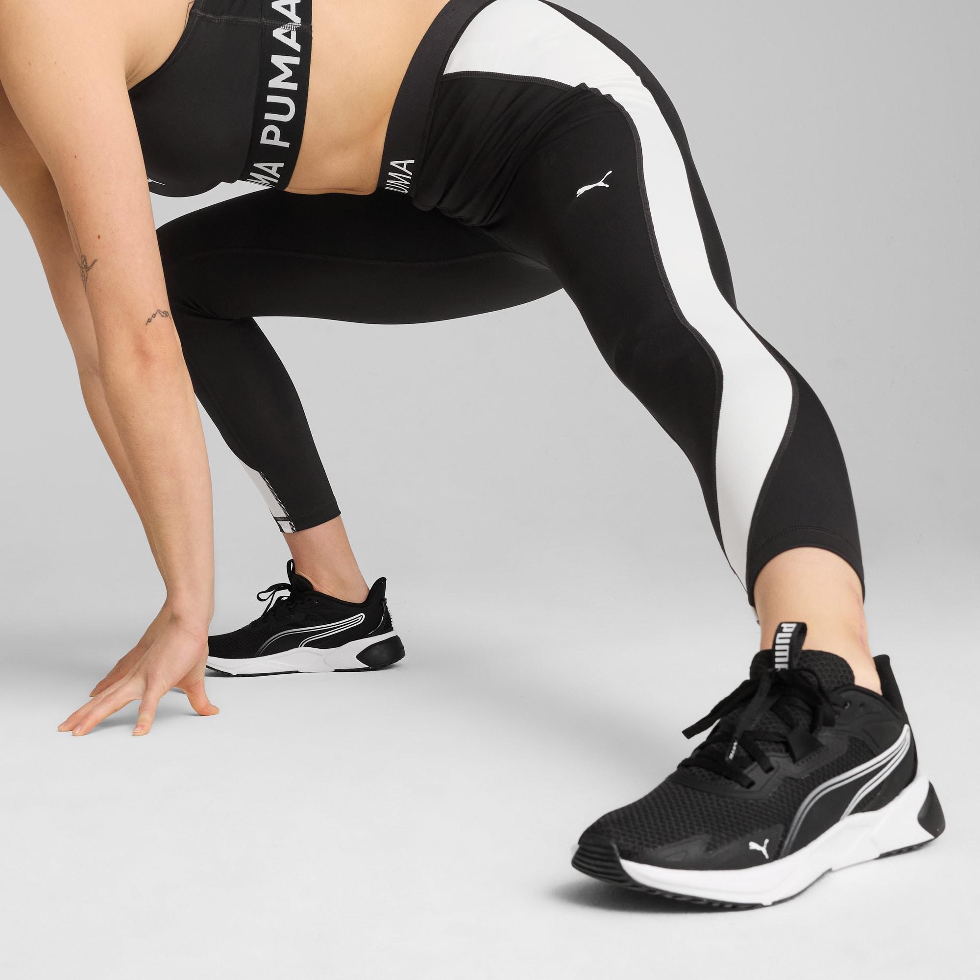 PUMA STRONG High-Waisted 7/8 Color Block Women's Tights Product Image