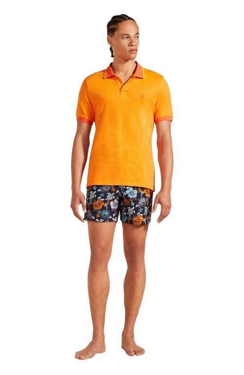 Vilebrequin Men's Changing Color Cotton Pique Polo in Maïs at Nordstrom, Size Xx-Large Product Image
