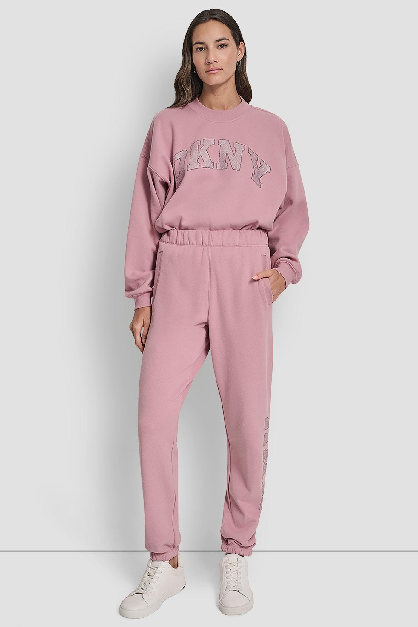 EXPLODED RHINESTONE VARISTY LOGO HIGH RISE RELAXED Product Image