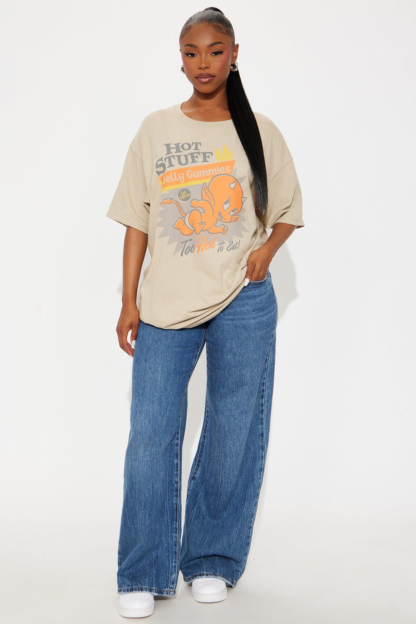 Hot Stuff Tee - Natural Female Product Image