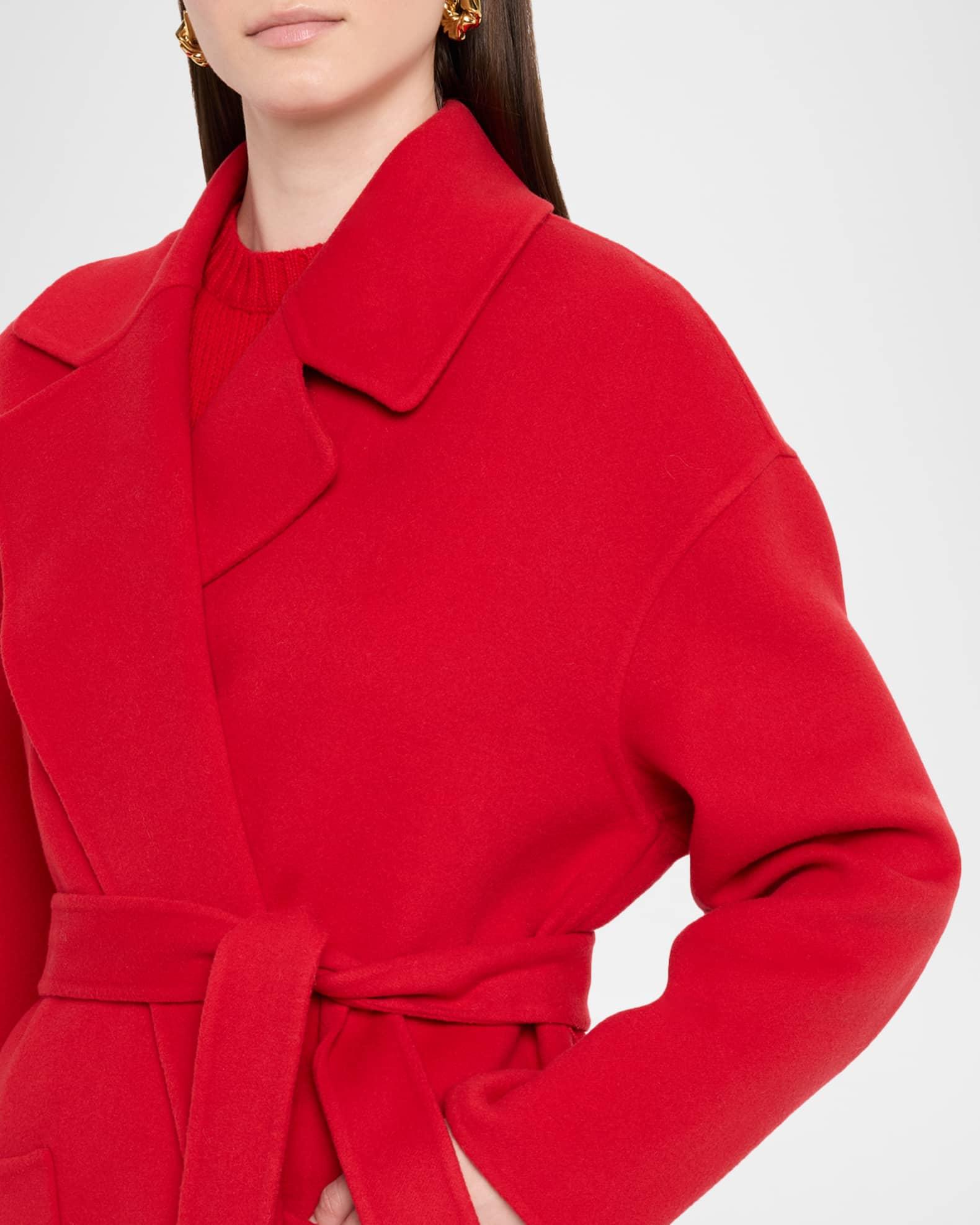 Wool-Cashmere Wrap Coat Product Image