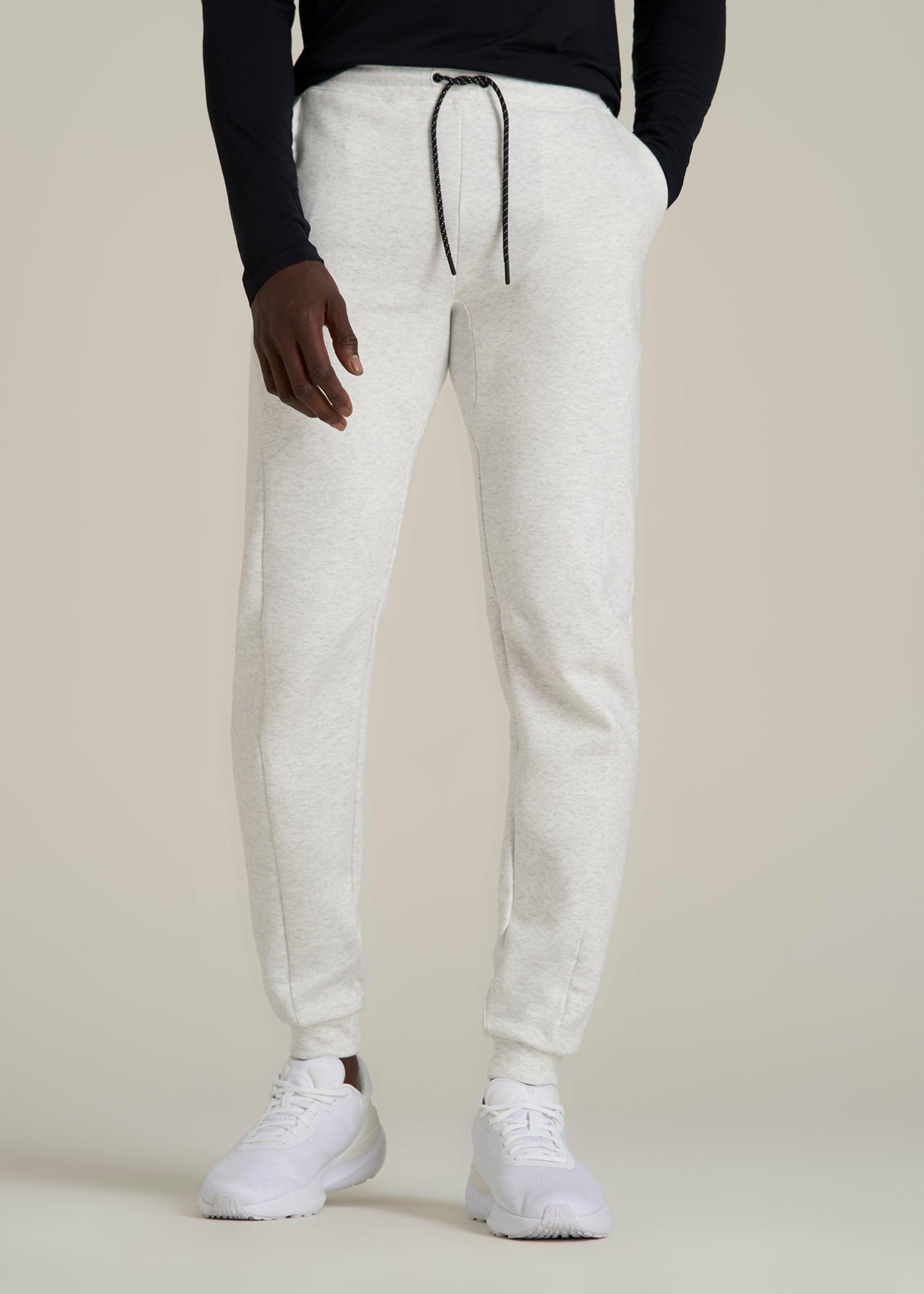 Tech Motion Fleece Joggers for Tall Men in Heather Frost Male Product Image