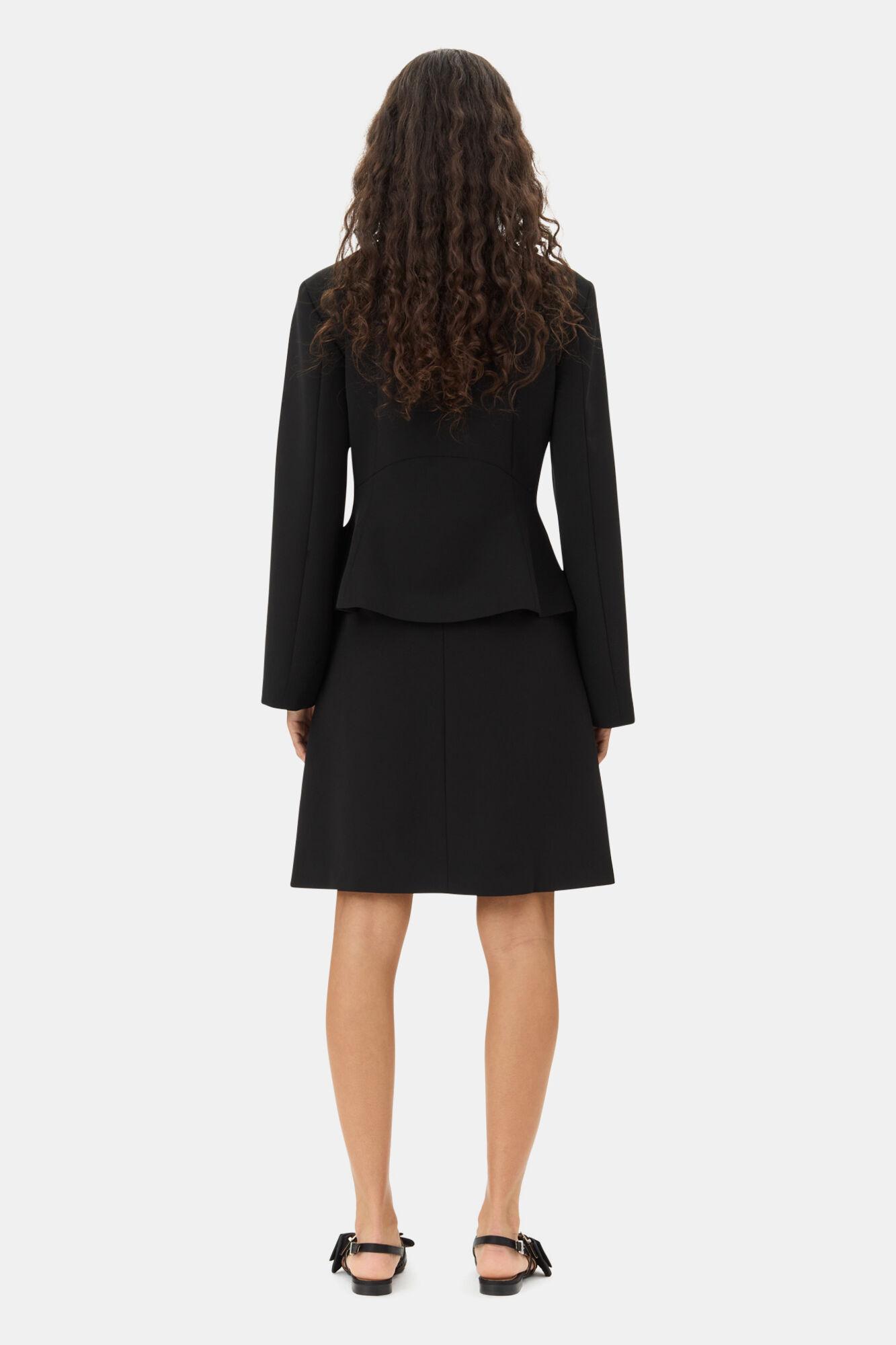 Black Light Twill Suiting Blazer Product Image