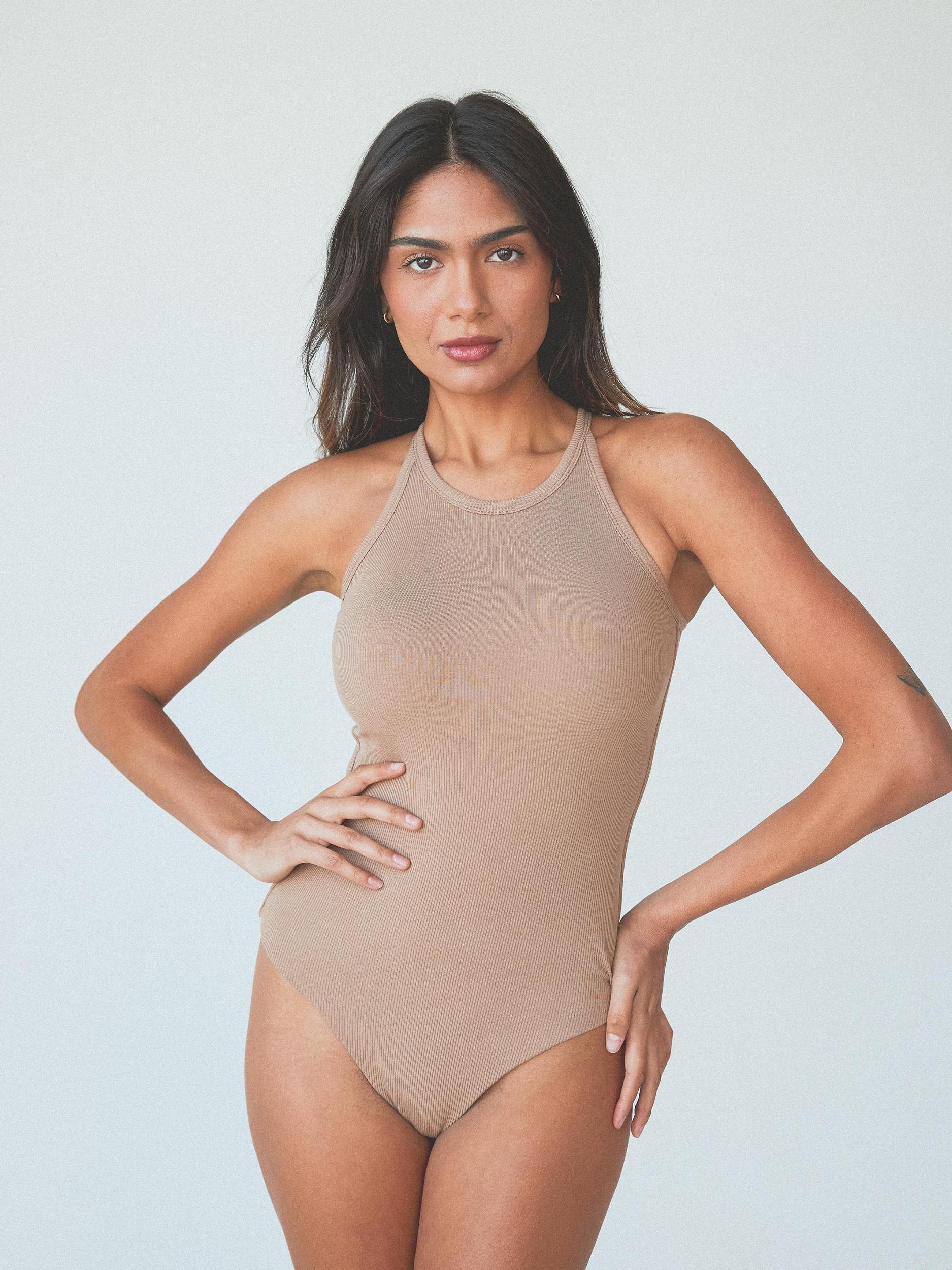 Bamboo High Neck Bramisuit Product Image