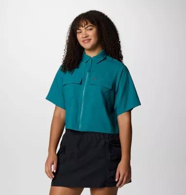 Columbia Womens Elevated View Utility Short Sleeve Shirt- Product Image