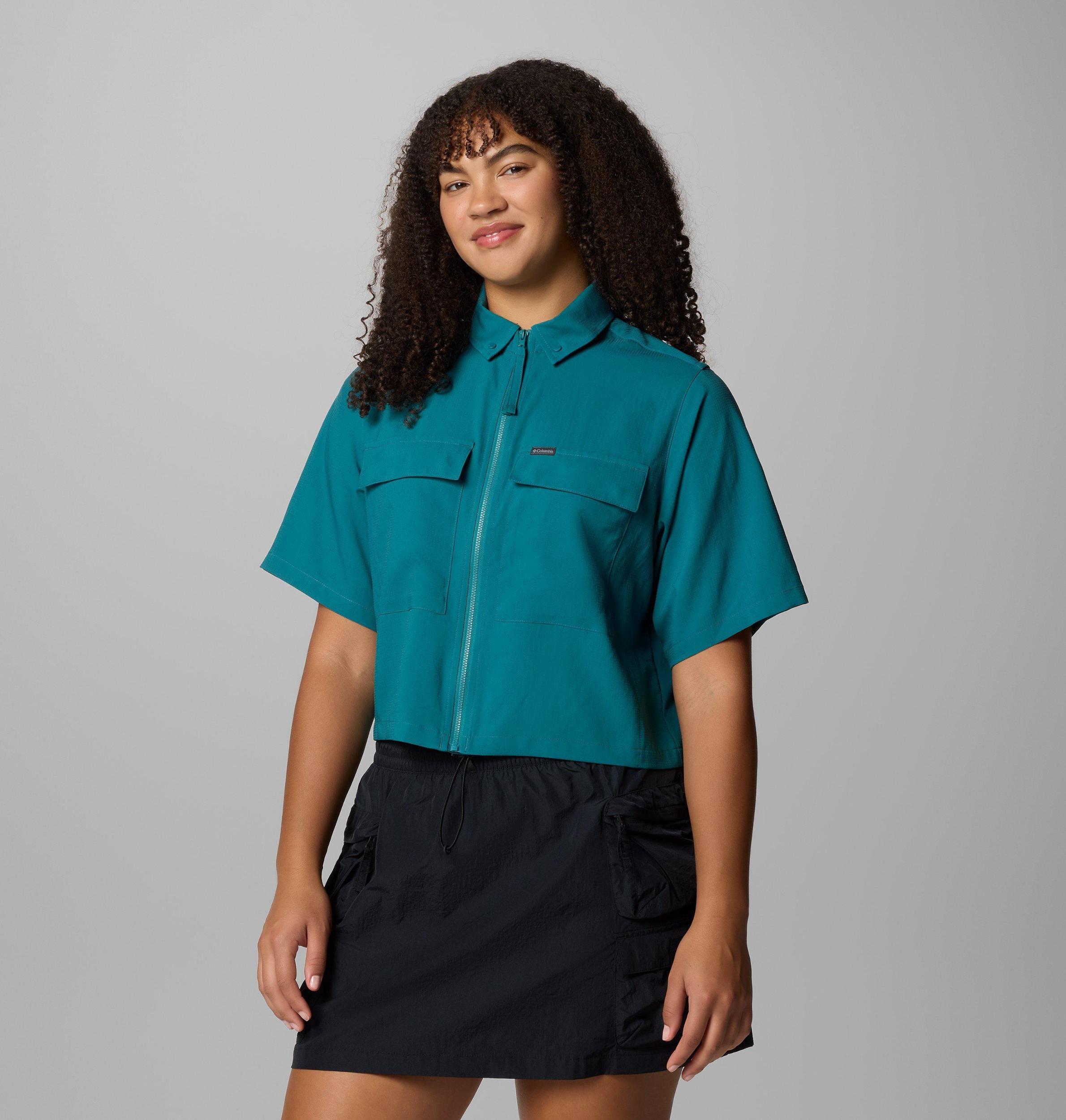 Columbia Womens Elevated View Utility Short Sleeve Shirt- Product Image