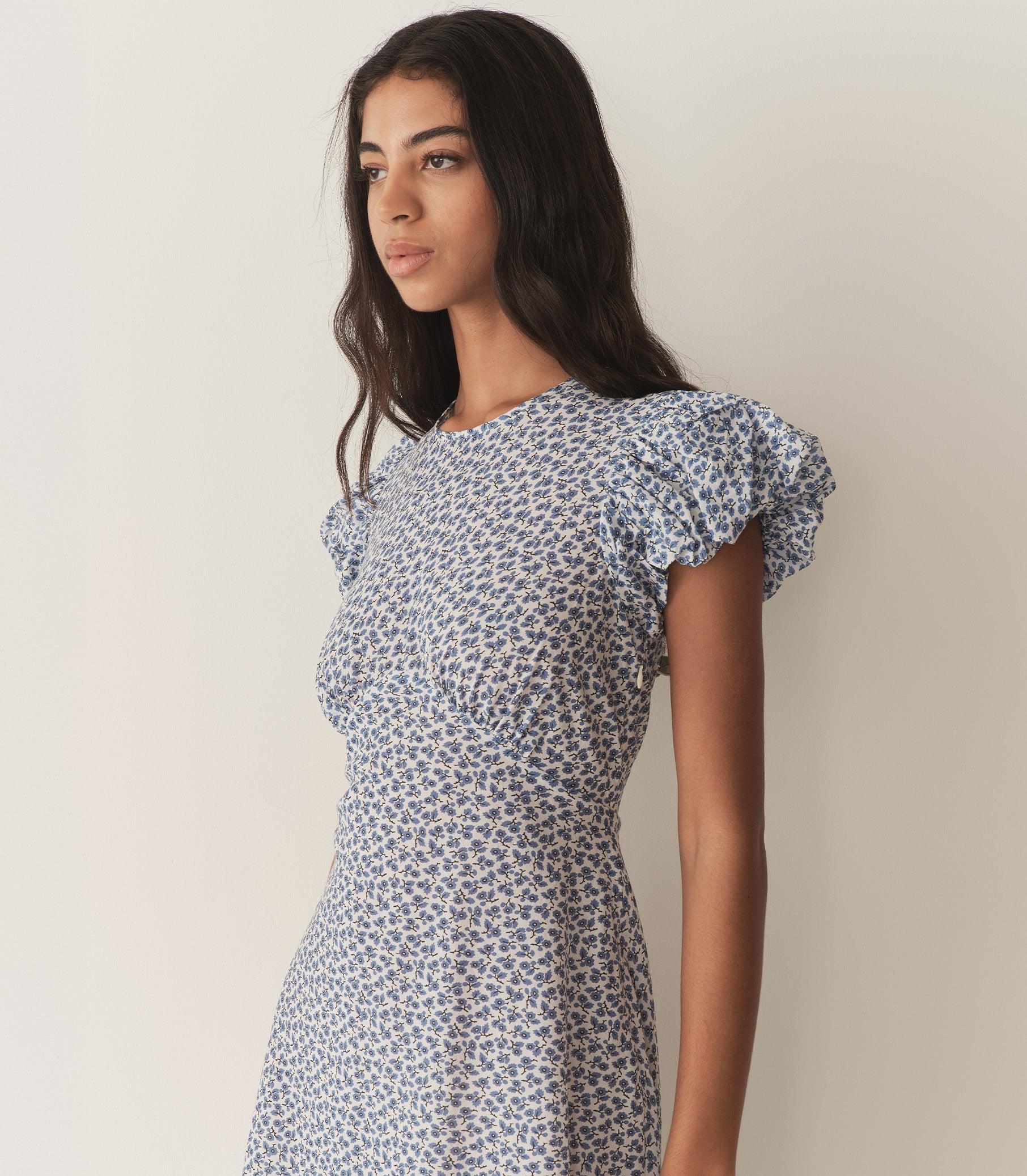 ROMINA DRESS -- CORNFLOWER HILLSIDE BLOOM Product Image