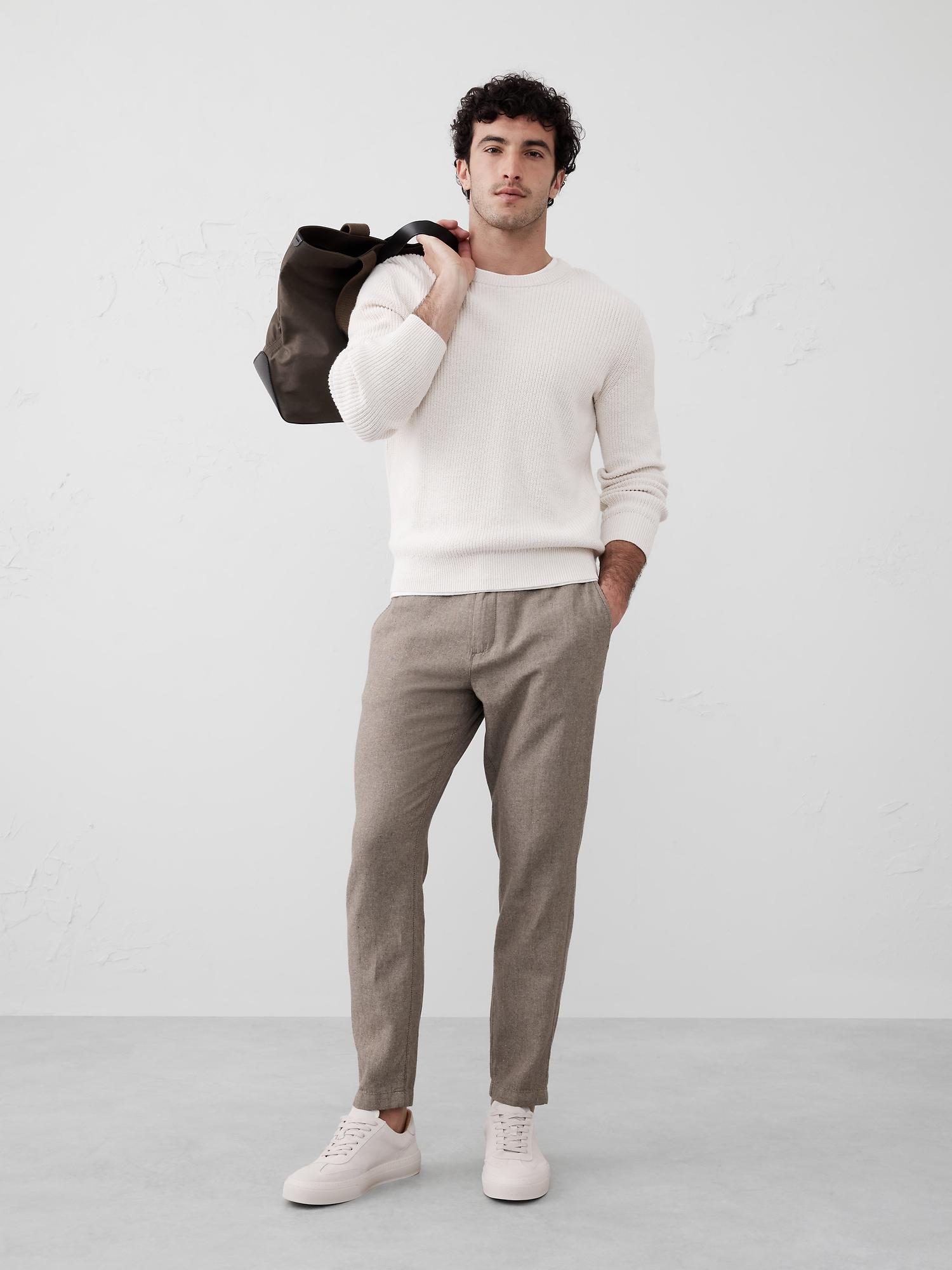 Athletic Linen-Blend Pant Product Image