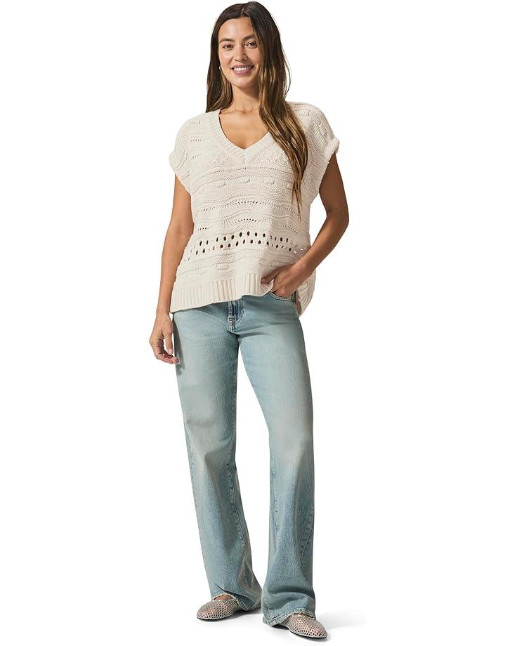 Pointelle Cord Sweater Product Image