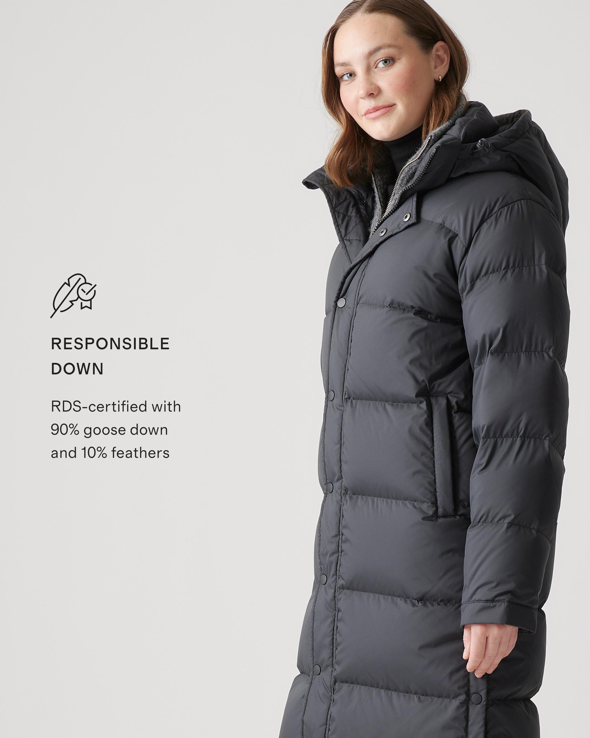 Quince | Women's Responsible Down Long Puffer Jacket Recycled Polyester Product Image