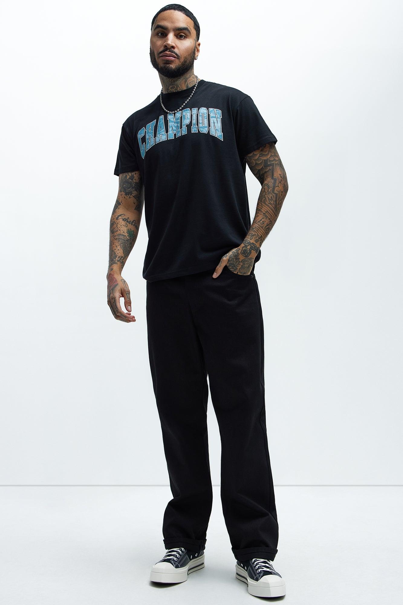 Champion University Short Sleeve Tee - Black Product Image
