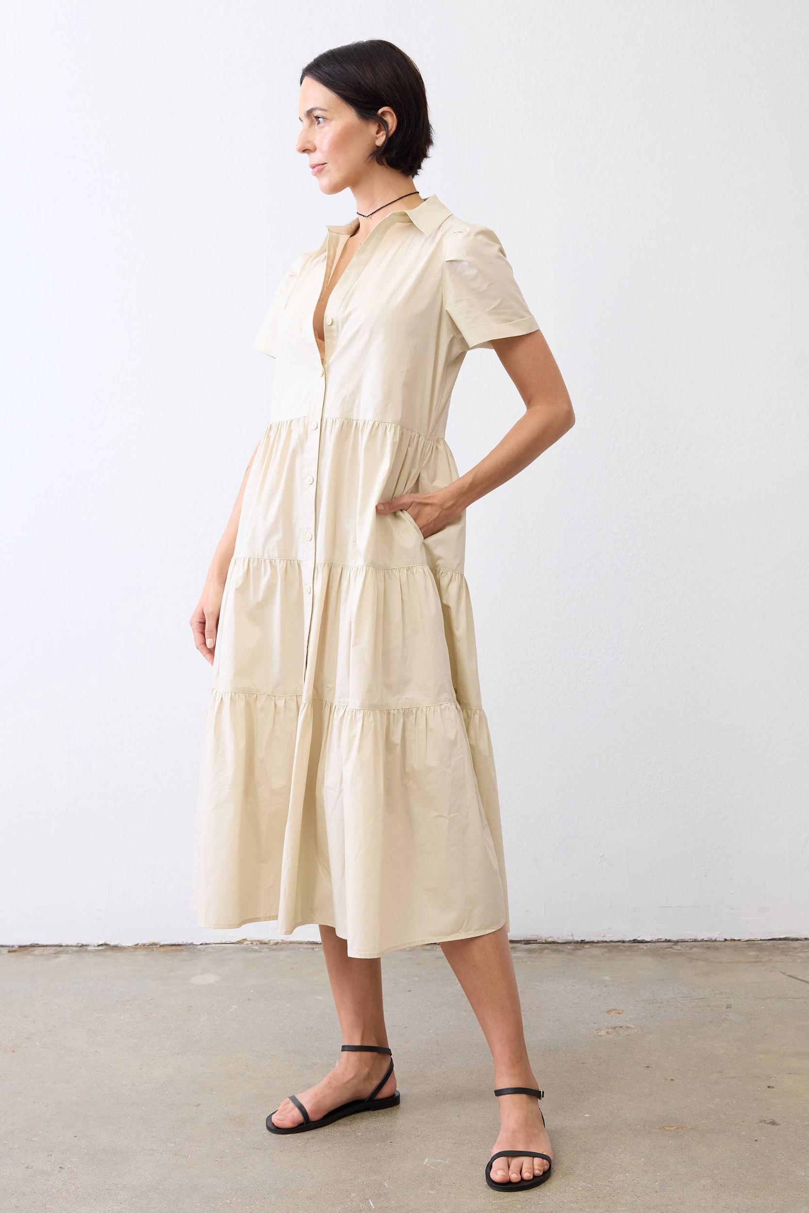 Breaking Free Long Poplin Dress Product Image