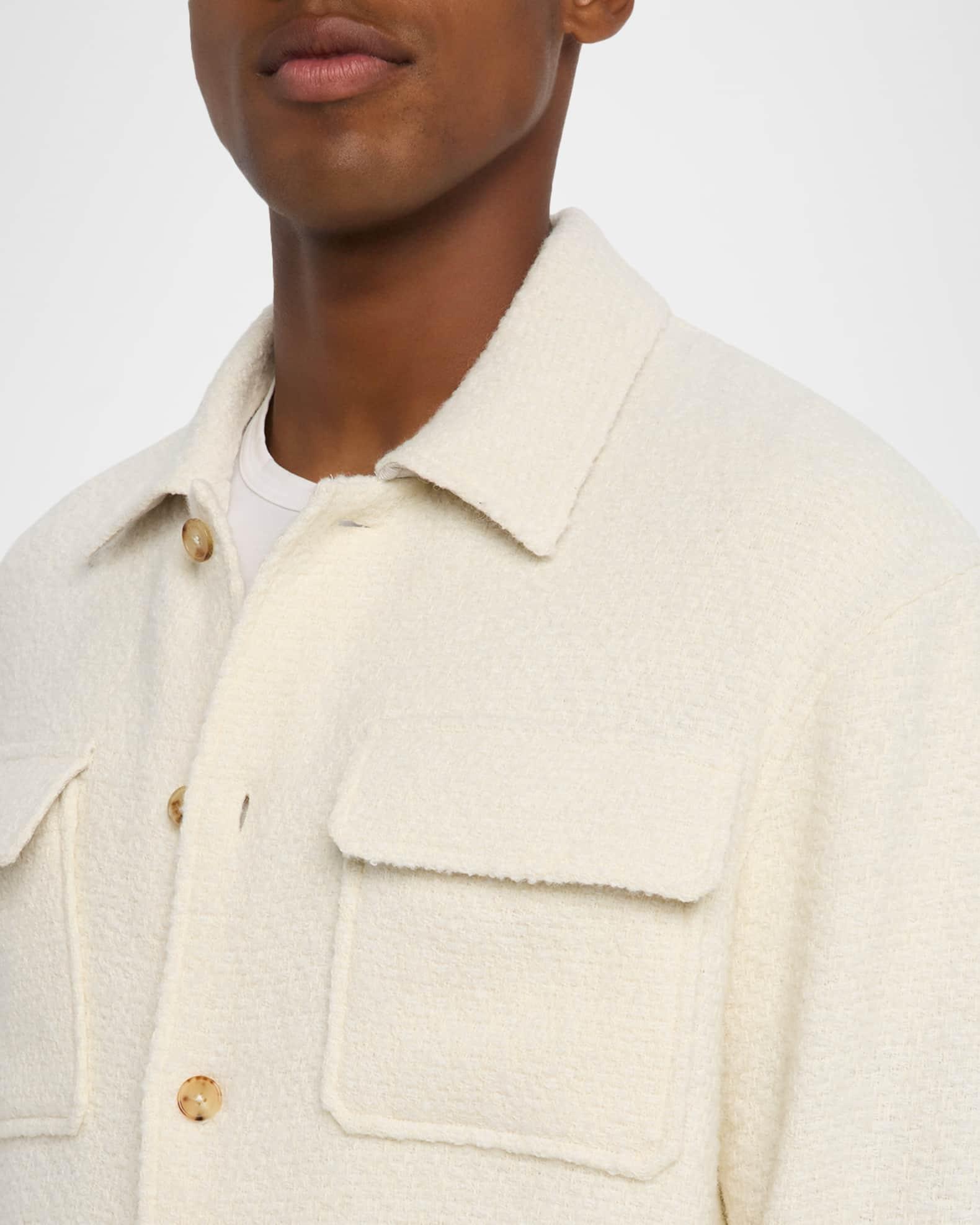 Men's Tweed Two-Pocket Overshirt Product Image