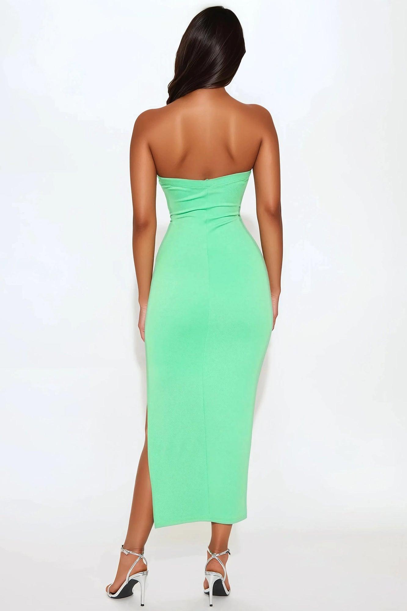 Janet Midi Dress - Kelly Green Product Image