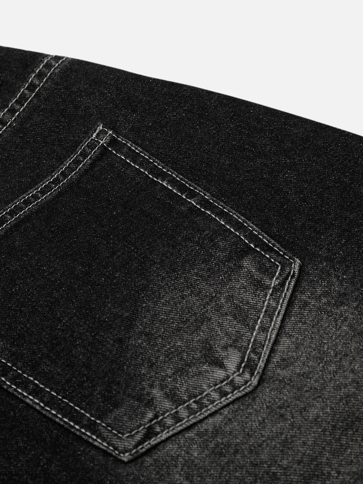 Aelfric Eden Camouflage Patchwork Longline Jorts Product Image