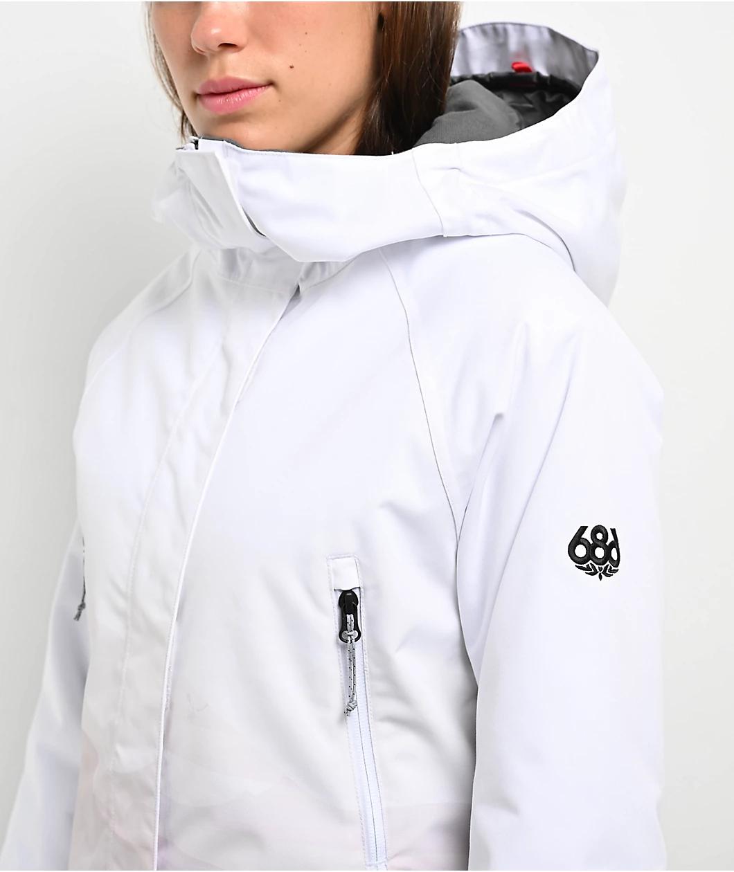 686 Fantasia 10K White Sierra Sunset Snowboard Jacket Product Image