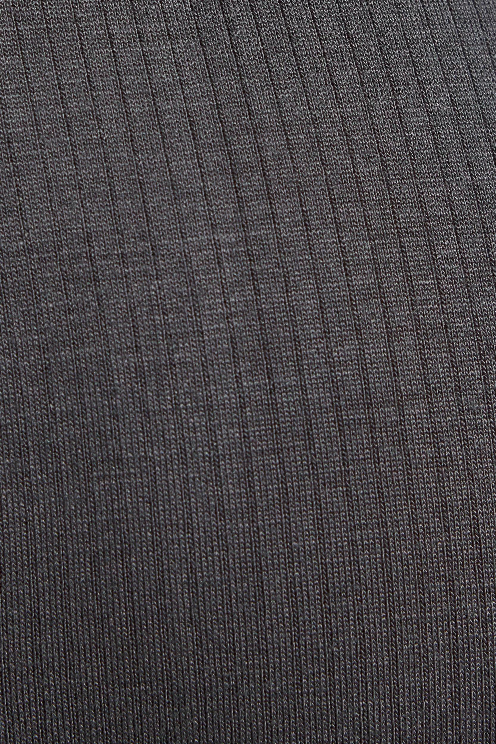 Sheer Ribbed Slouchy Pants Product Image