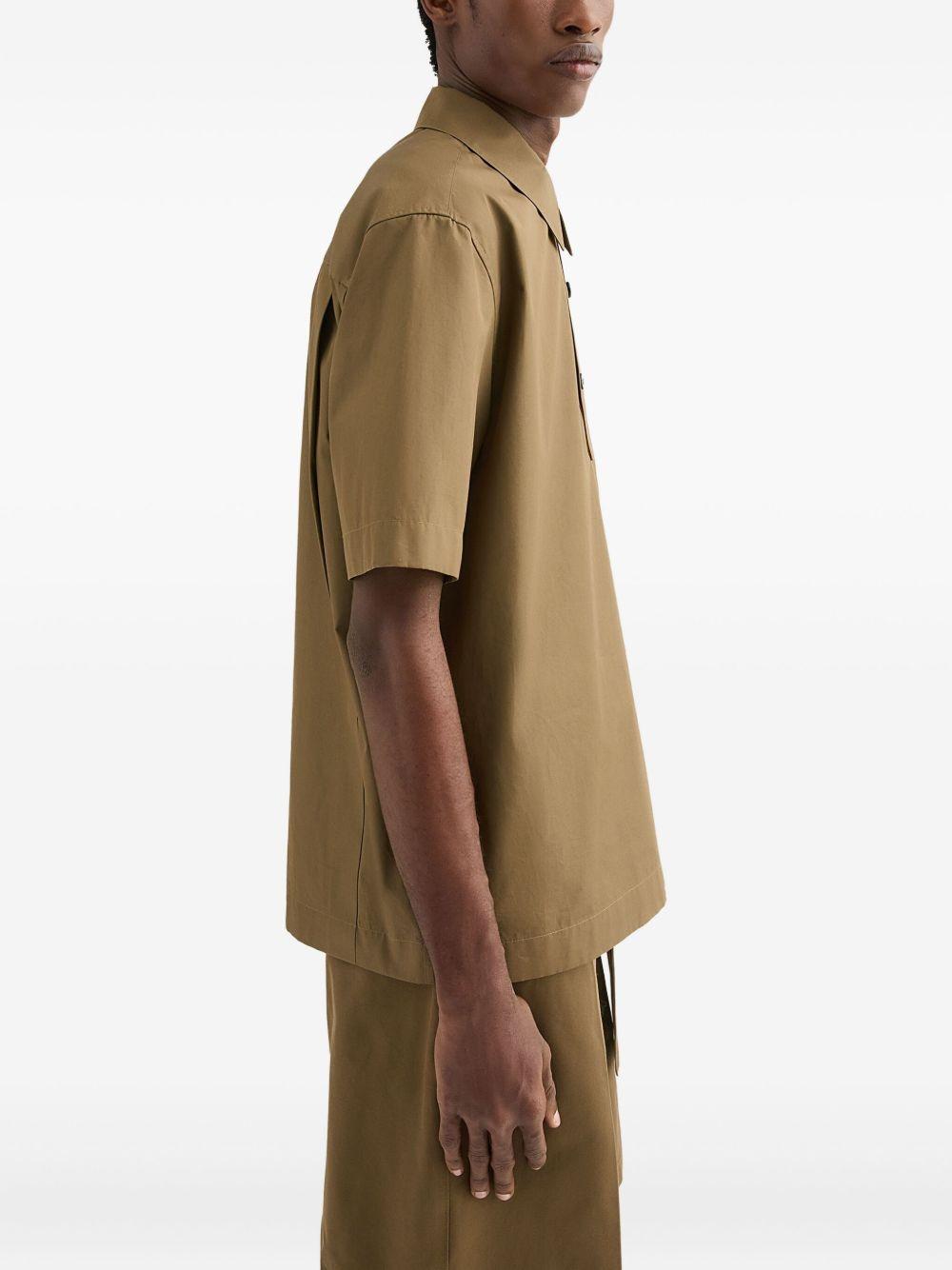 cotton taffeta polo shirt Product Image