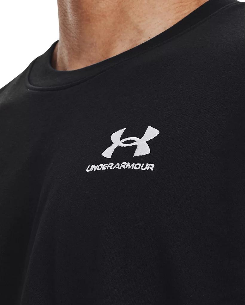 Men's UA Logo Embroidered Heavyweight Short Sleeve Product Image