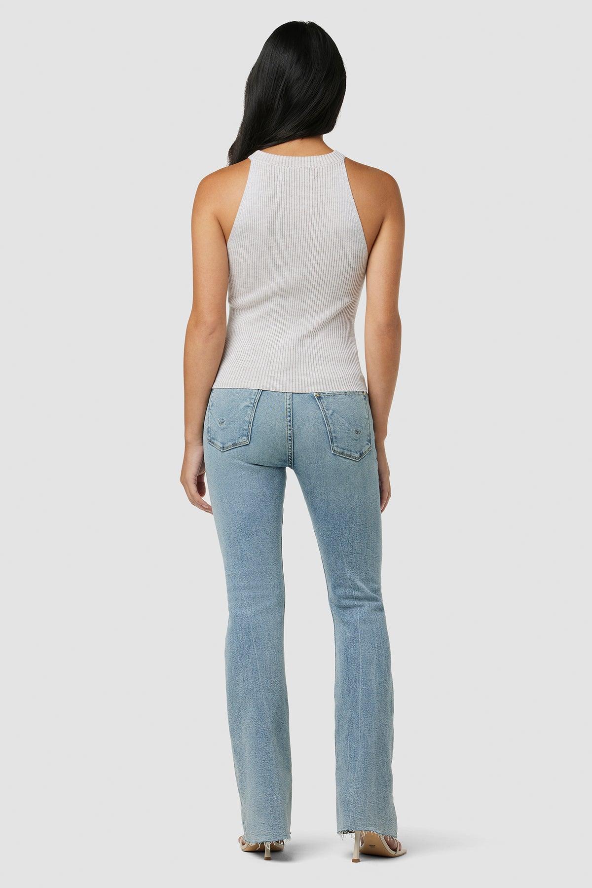 Barbara High-Rise Bootcut Petite Jean w/ Split Hem Female Product Image
