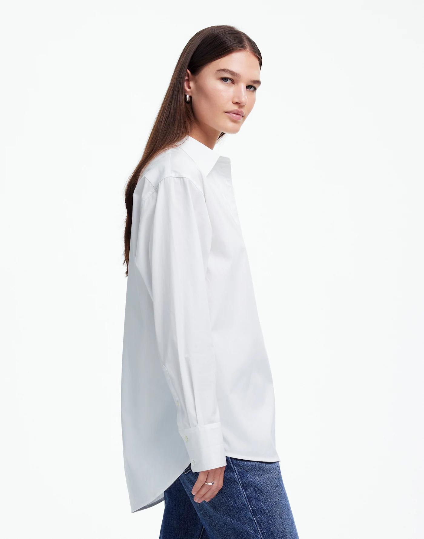 Alexa Chung for Madewell Poplin Button-Up Shirt Product Image