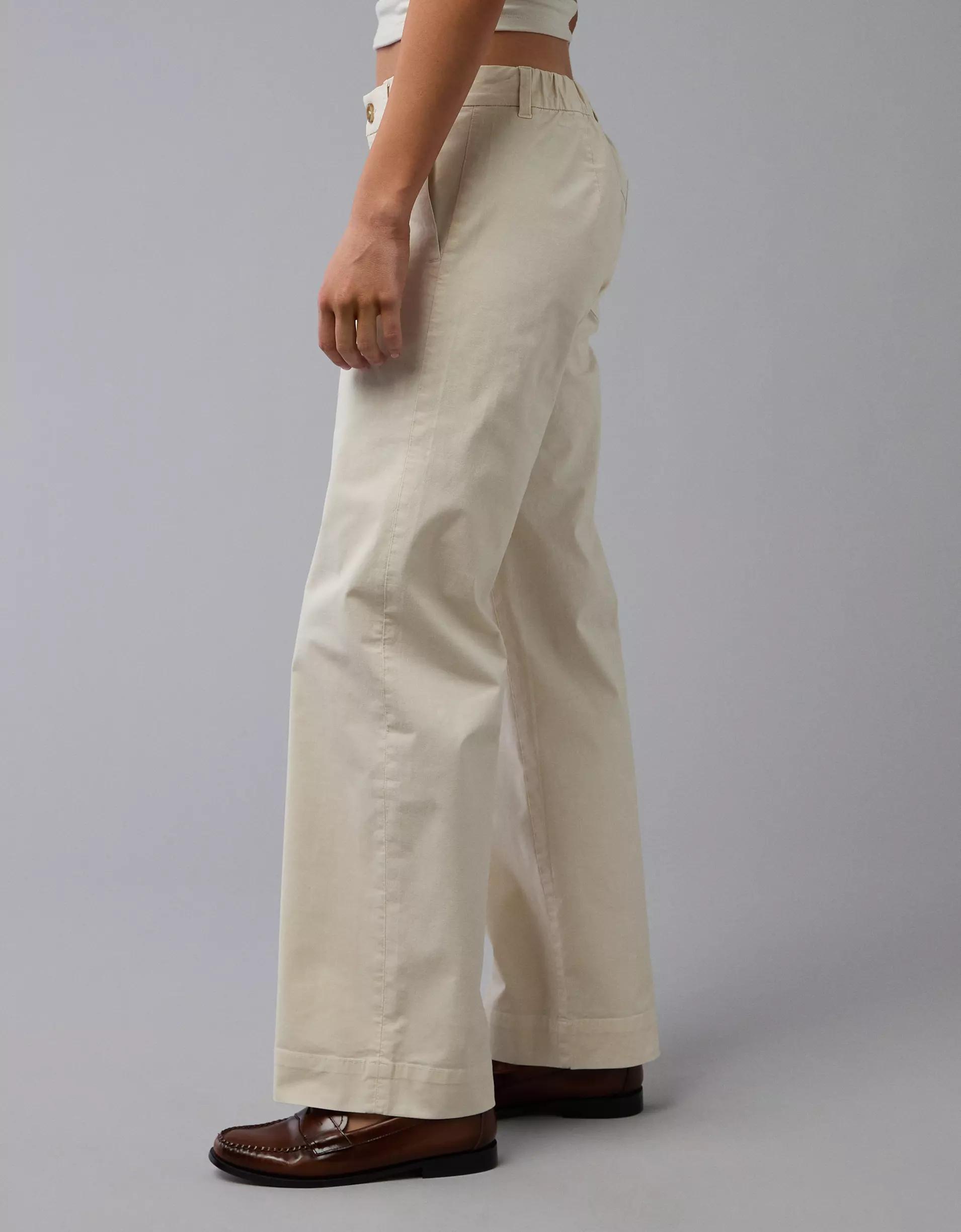 AE Stretch Stovepipe Khaki Pant Product Image