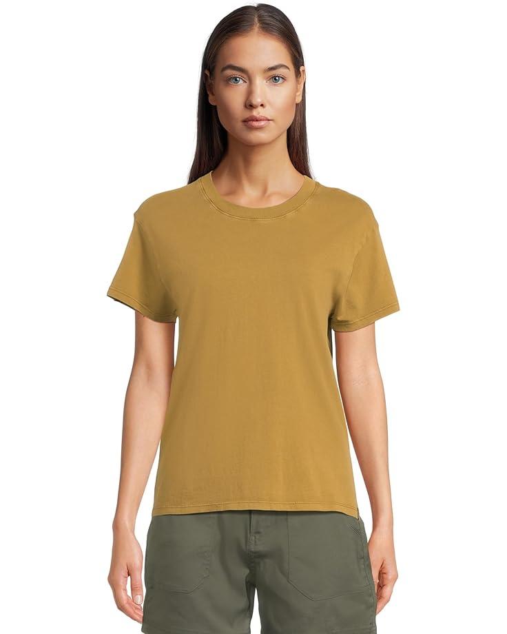 Loose Fit Short-Sleeve Heavyweight Henley T-Shirt Product Image