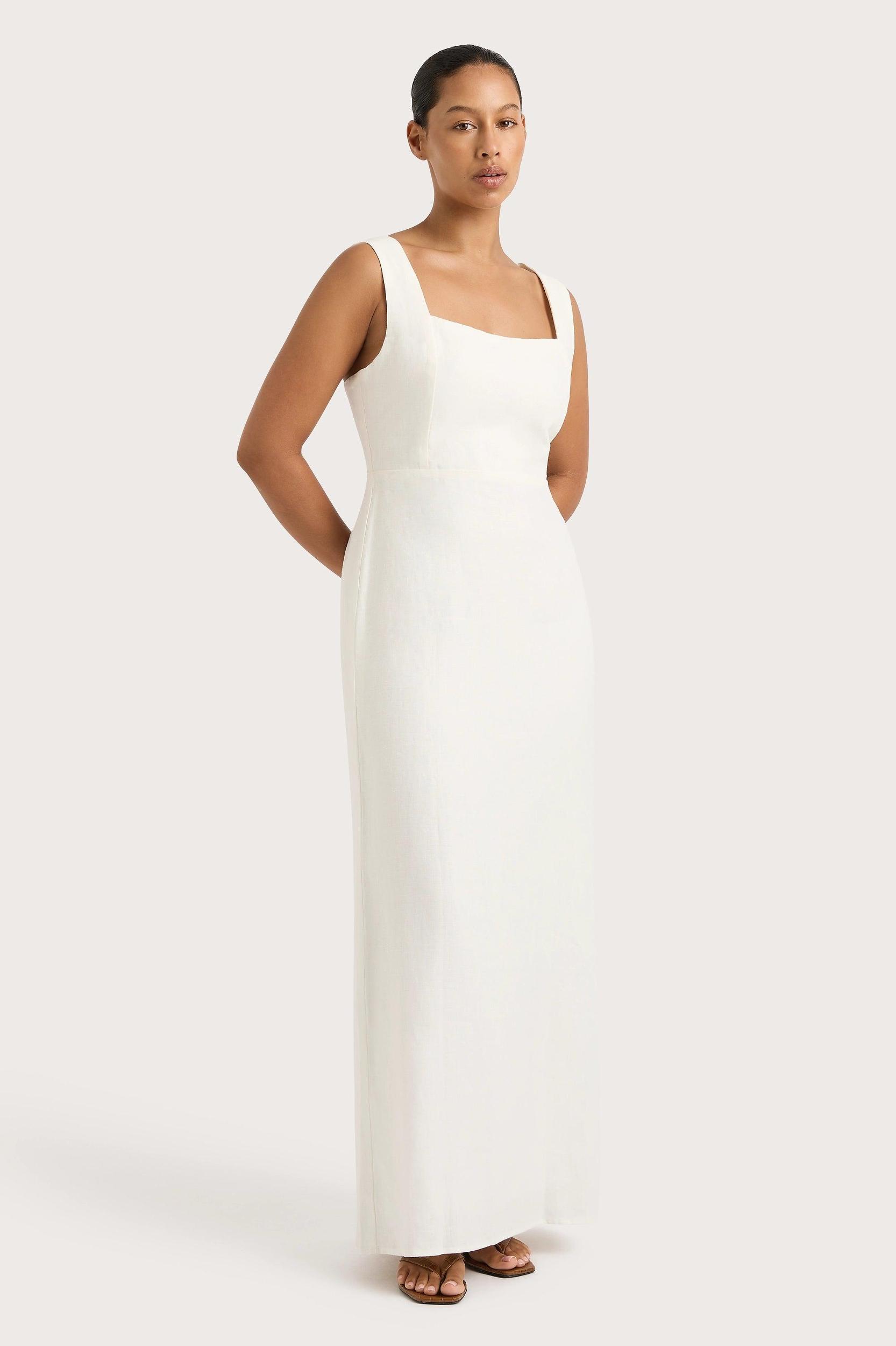 Lais Midi Dress White - Final Sale Product Image