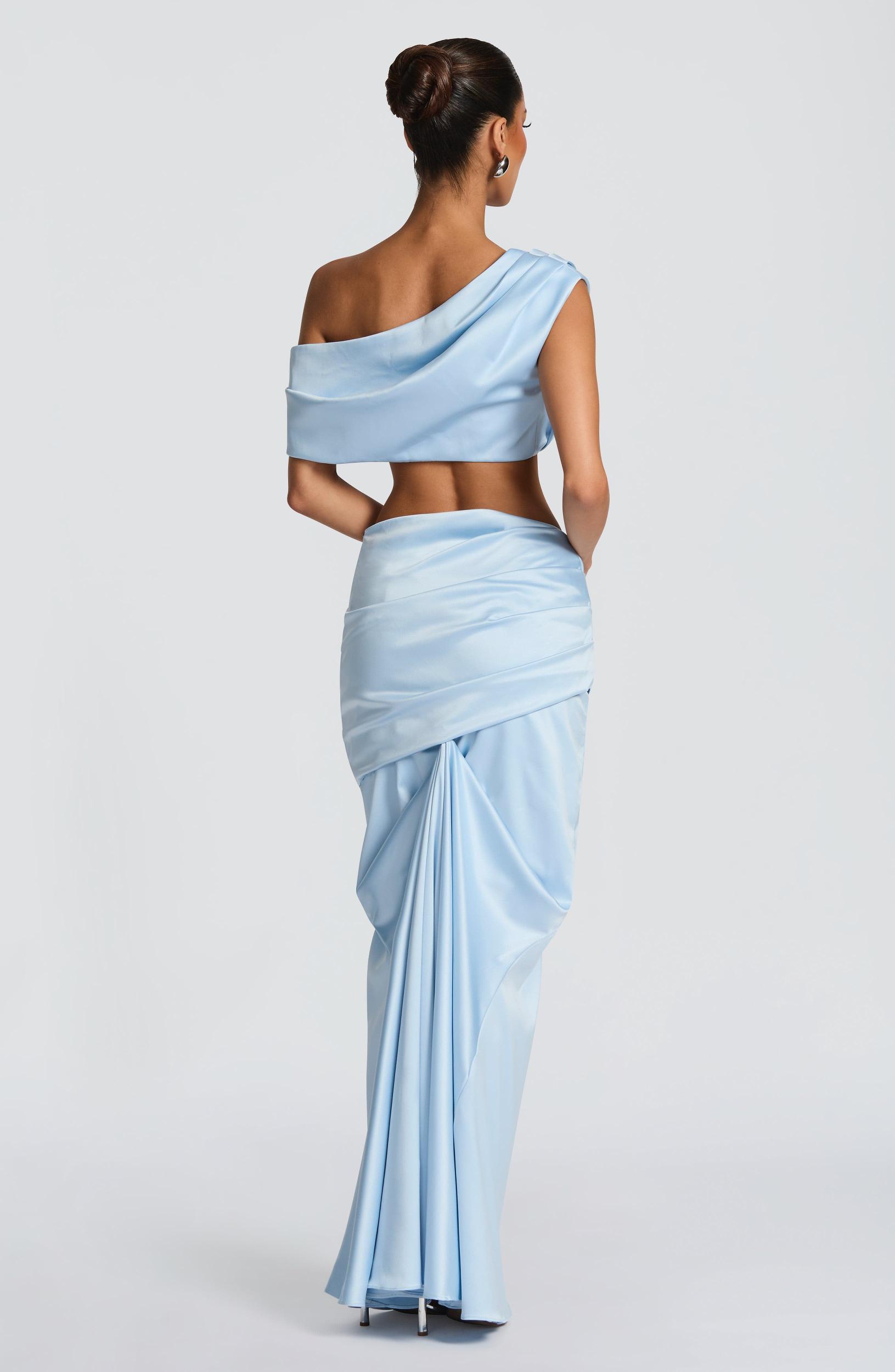 Claudette Maxi Skirt - Glacier Blue Product Image