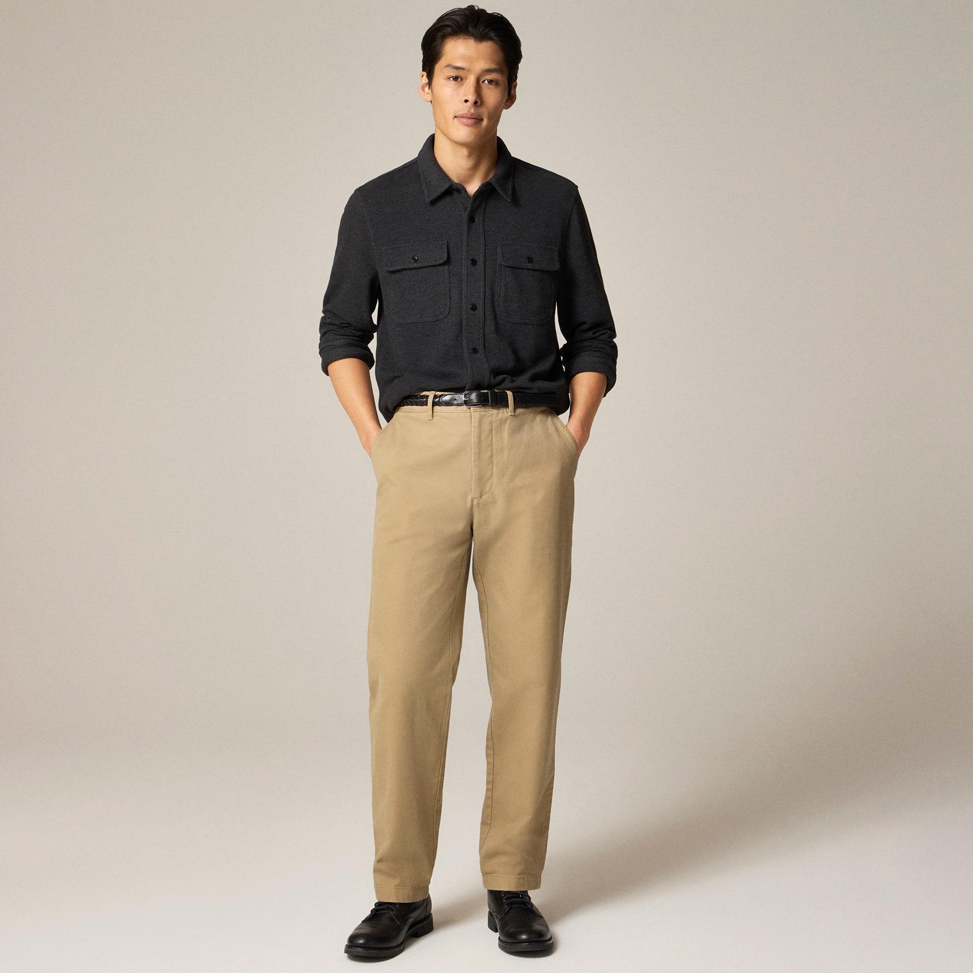 Long-sleeve textured sweater-tee shirt Product Image