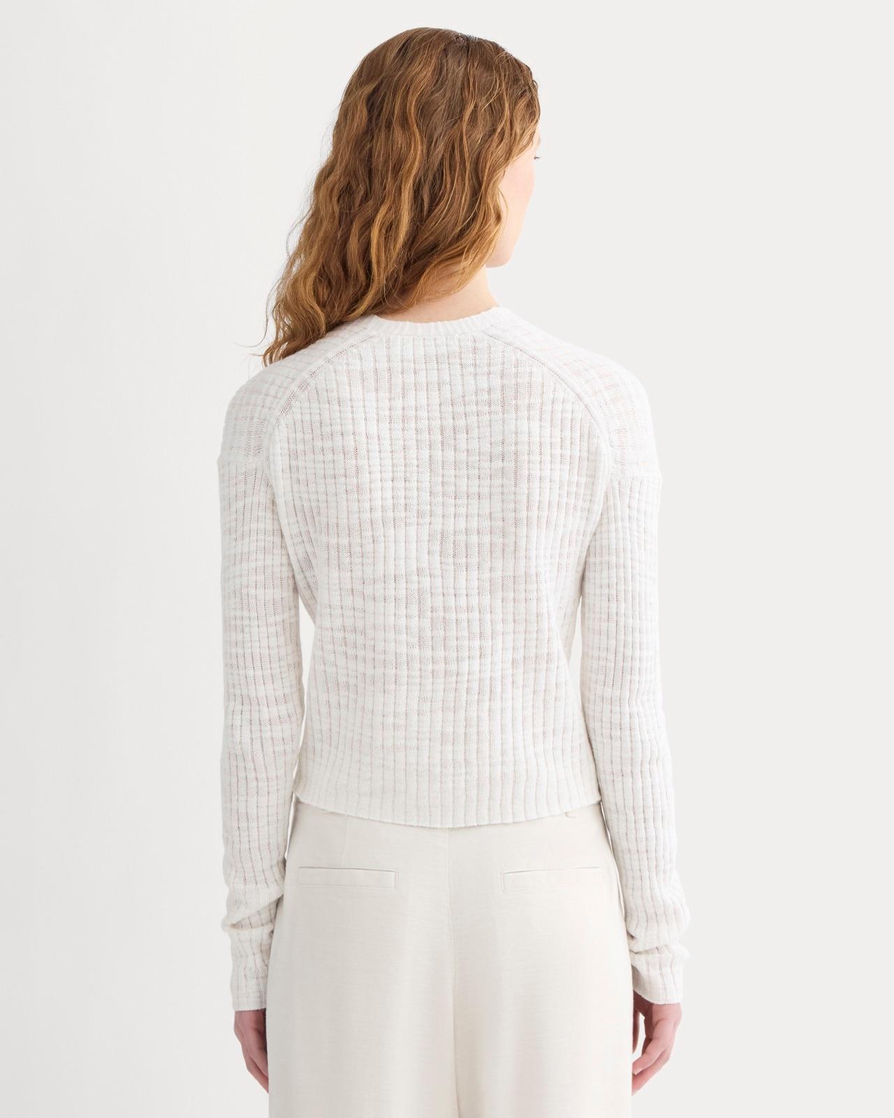 Womens Ribbed Cardigan in Cotton Linen by Everlane Product Image