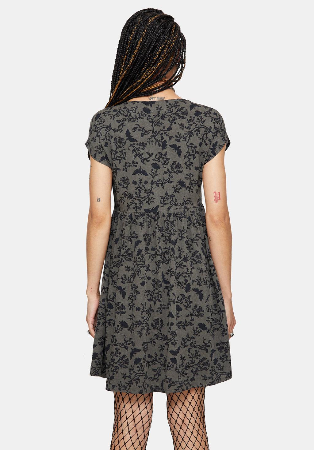 Morgana Mini Dress - Green Product Image
