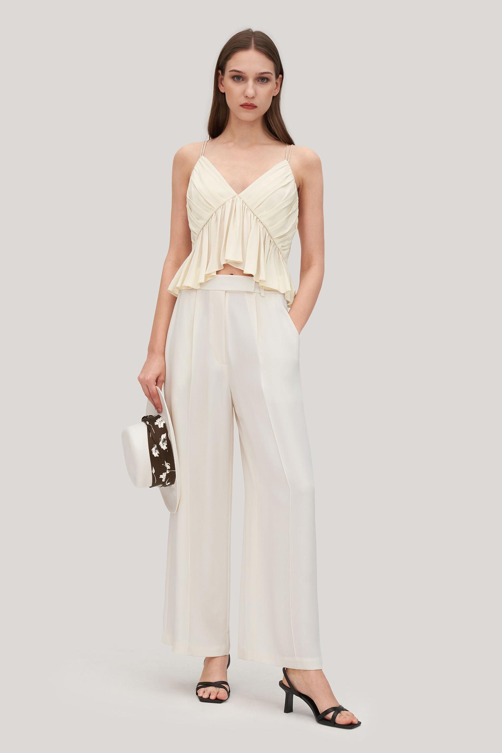 Heavy Crepe Silk Iris Pant Product Image