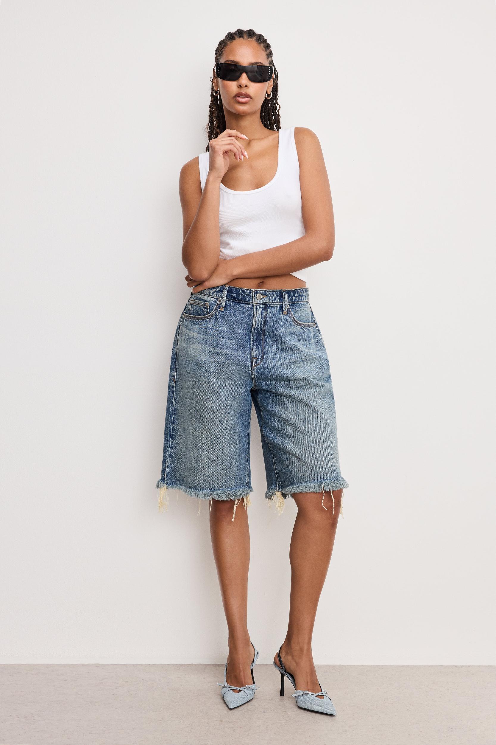 GOOD EASE BERMUDA SHORTS | INDIGO808 Product Image