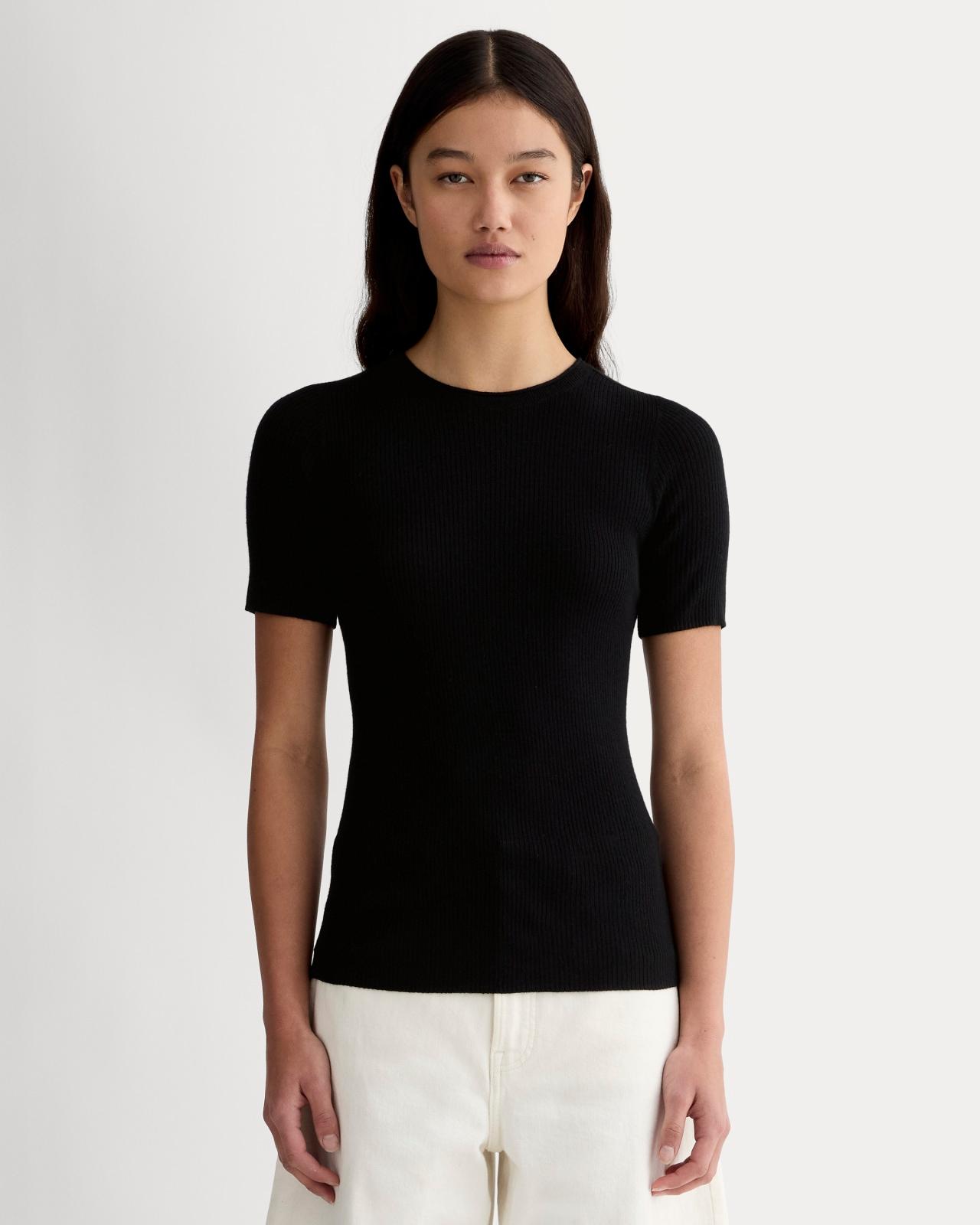 Womens Sweater T-Shirt in Ultrasoft Merino by Everlane Product Image