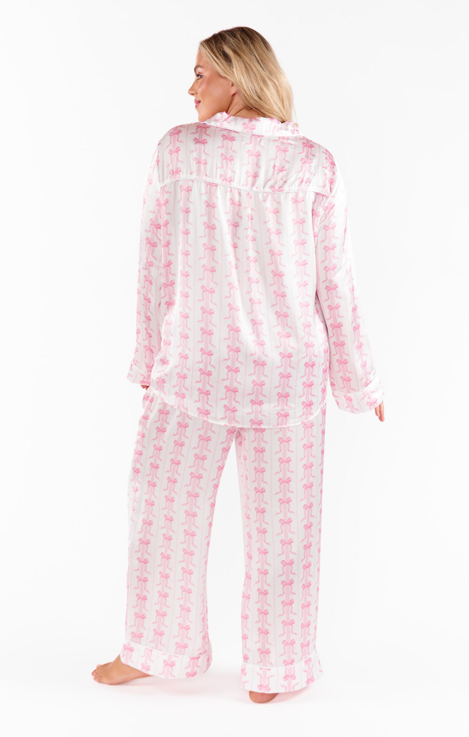 Classic PJ Set ~ Samantha Bow Silky Product Image
