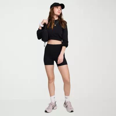 Nike Womens One High-Waisted 5 Biker Shorts | FN3211-010 Product Image