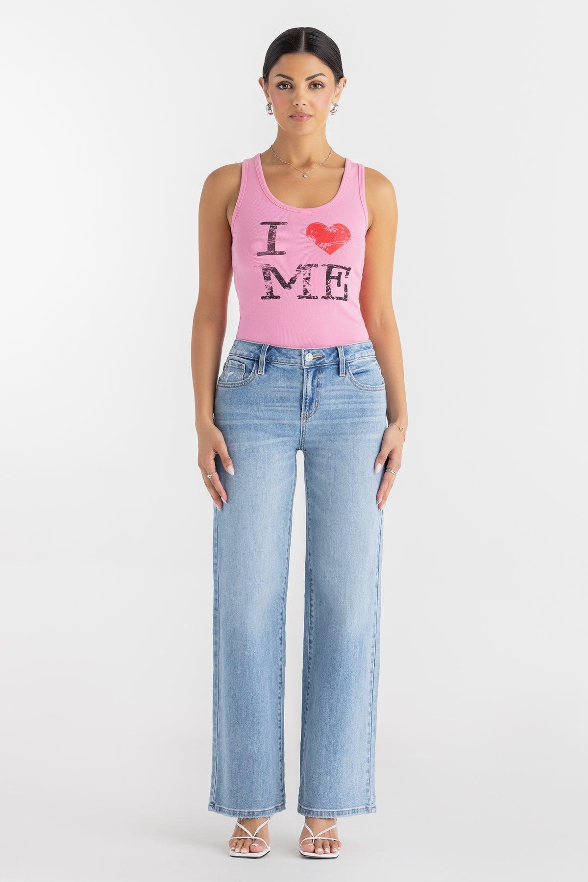 Tropez Baggy Wide Leg Jeans Product Image